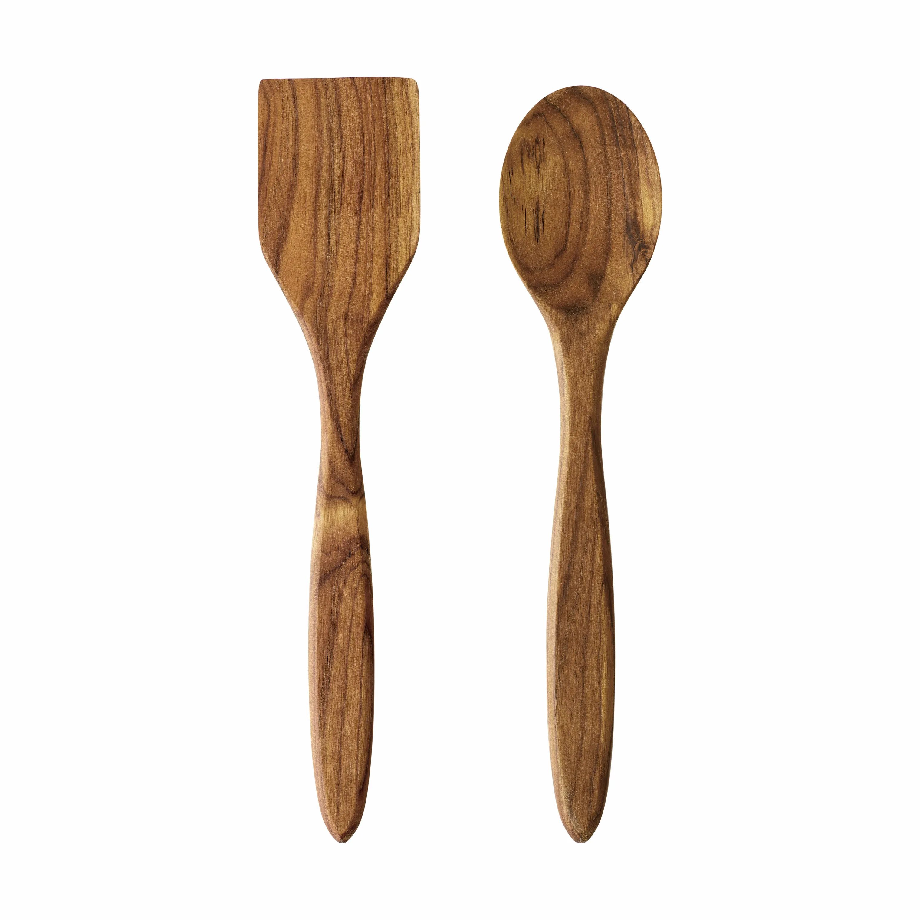 RAW by Aida Paletknive Teak Paletsæt - 2 dele i Træ, 1