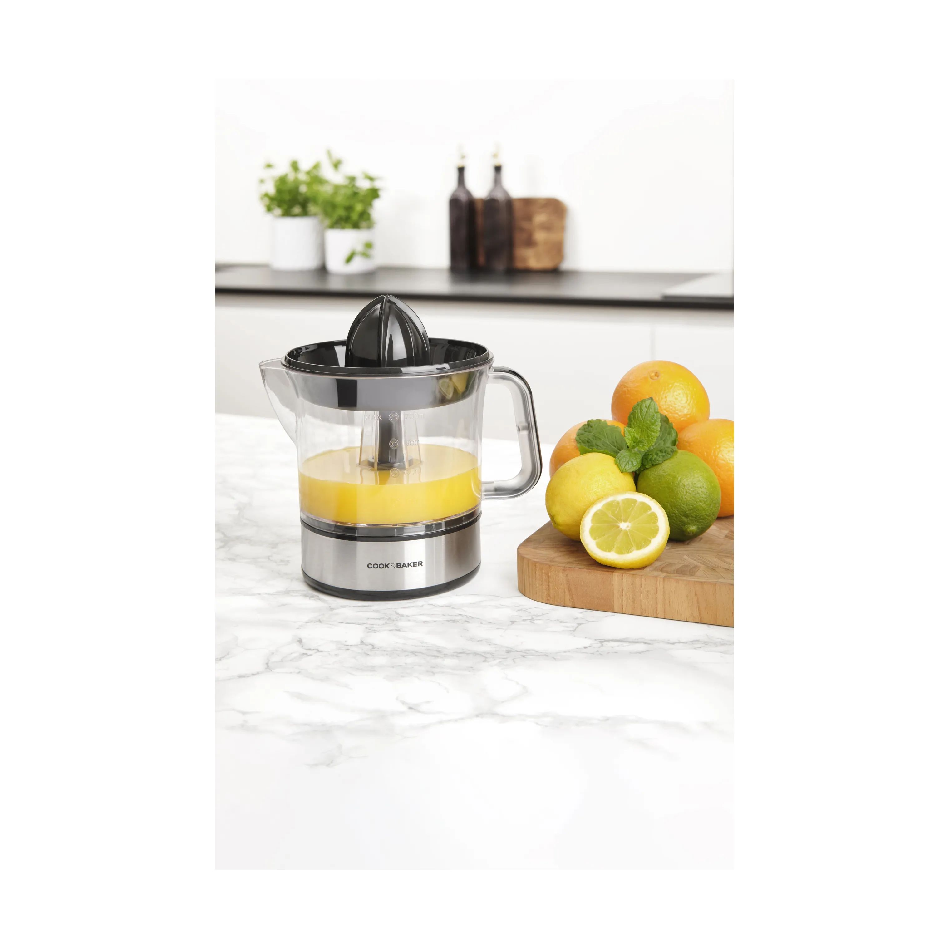 Cook & Baker Citruspressere Elektrisk Citruspresser i stål, 3