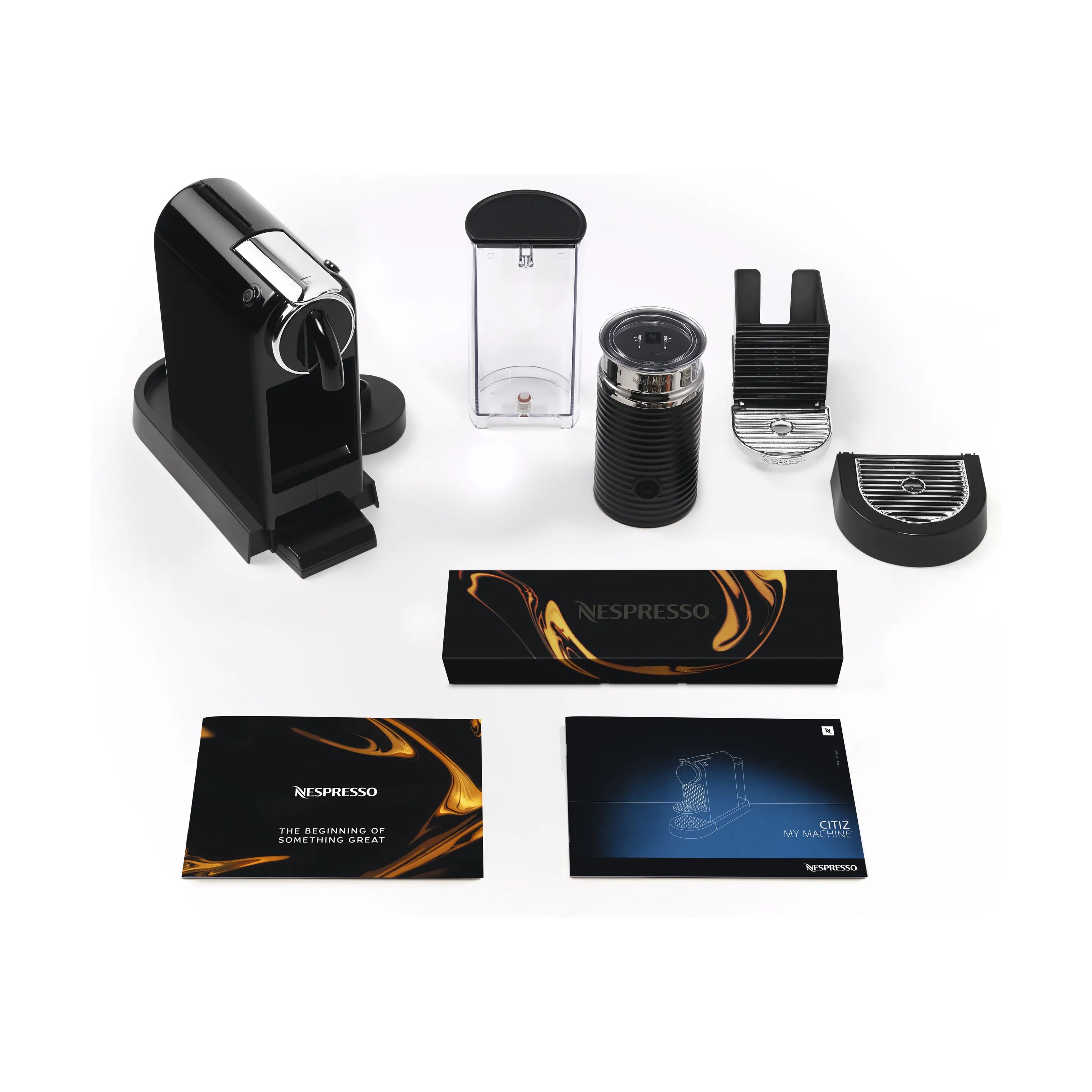 Nespresso kapselmaskiner Vertuo Next CitiZ&Milk Kapsel Kaffemaskine i Sort, 3