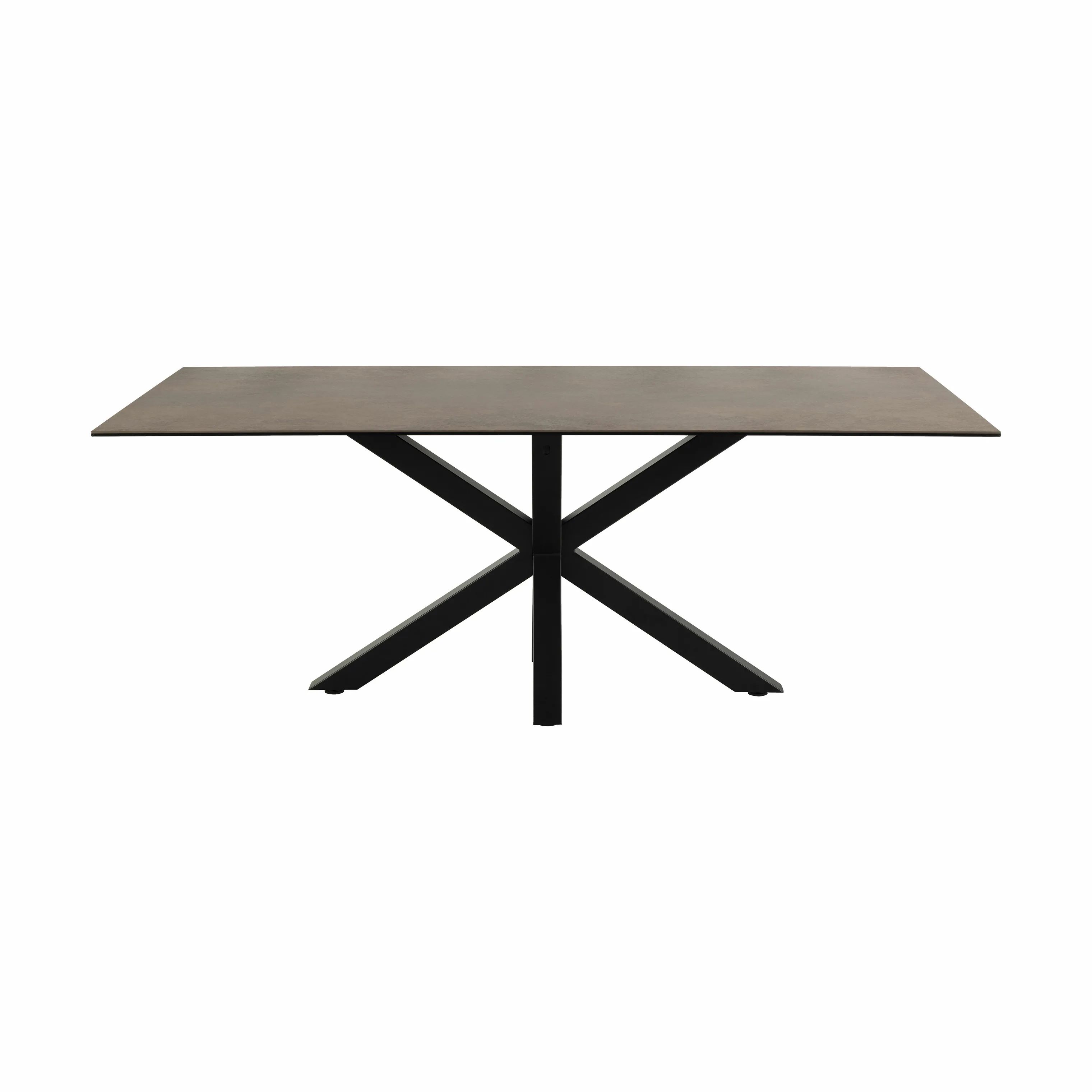 CASA Living Spiseborde Heaven Spisebord i Rustbrun, H75,5 x B200 x L100 cm, 1