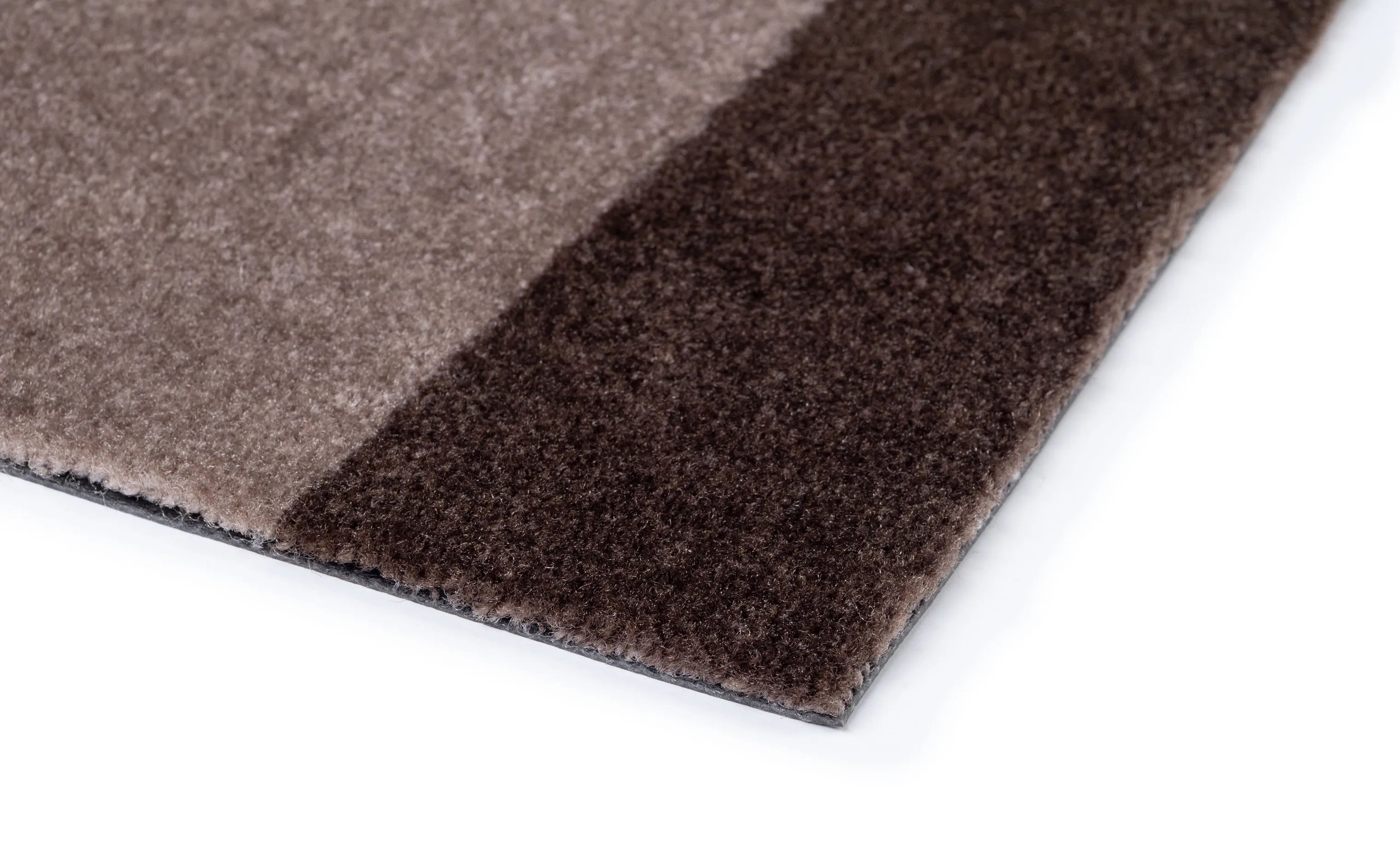 Tica Copenhagen Dørmåtter Stripes Horisontal Gulvmåtte i Sand/Brun, B60 x L40 cm, 2