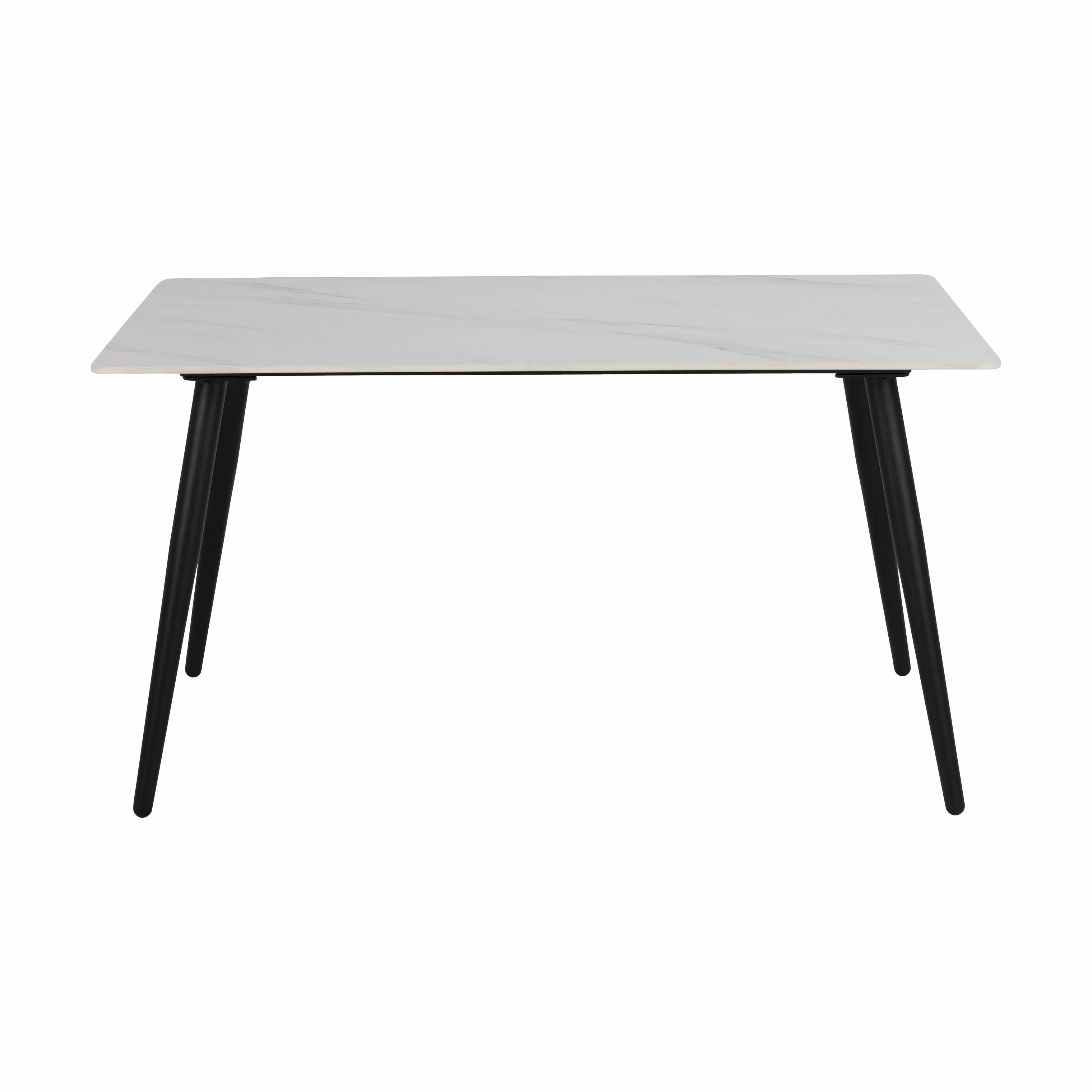 CASA Living Spiseborde Wicklow Spisebord i White Unico/sort, 1