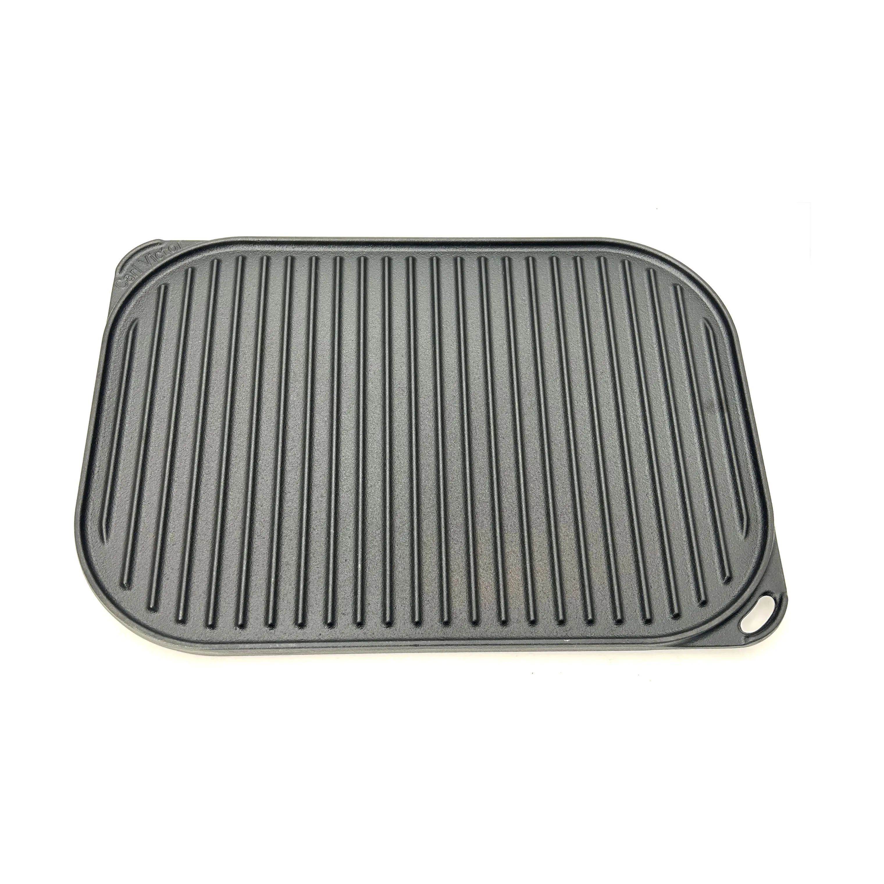 Carl Victor Grillpander Vendbar Grillplade i Sort, 2