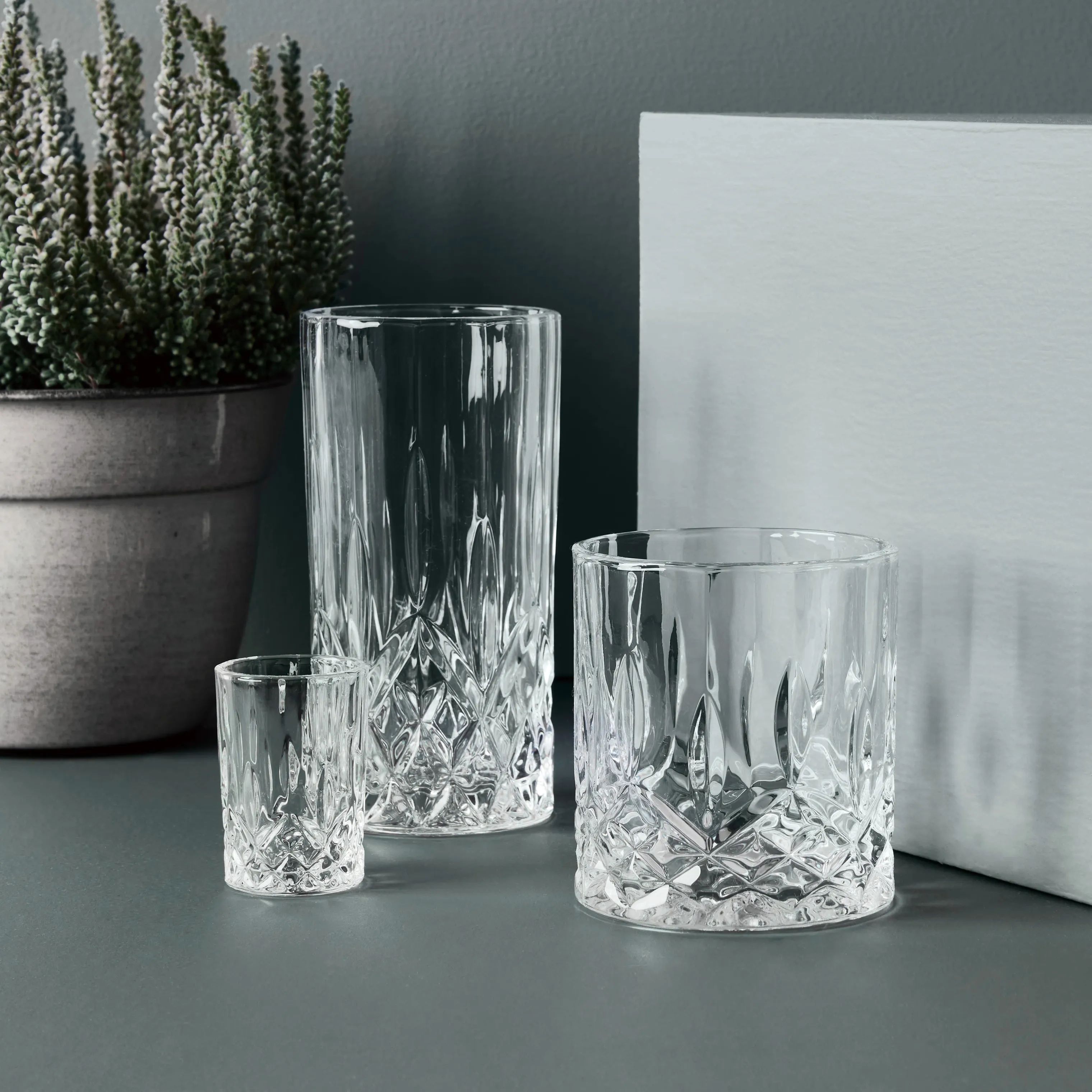 Aida Snapseglas Harvey Shotglas - 4 stk. i Klar, 3