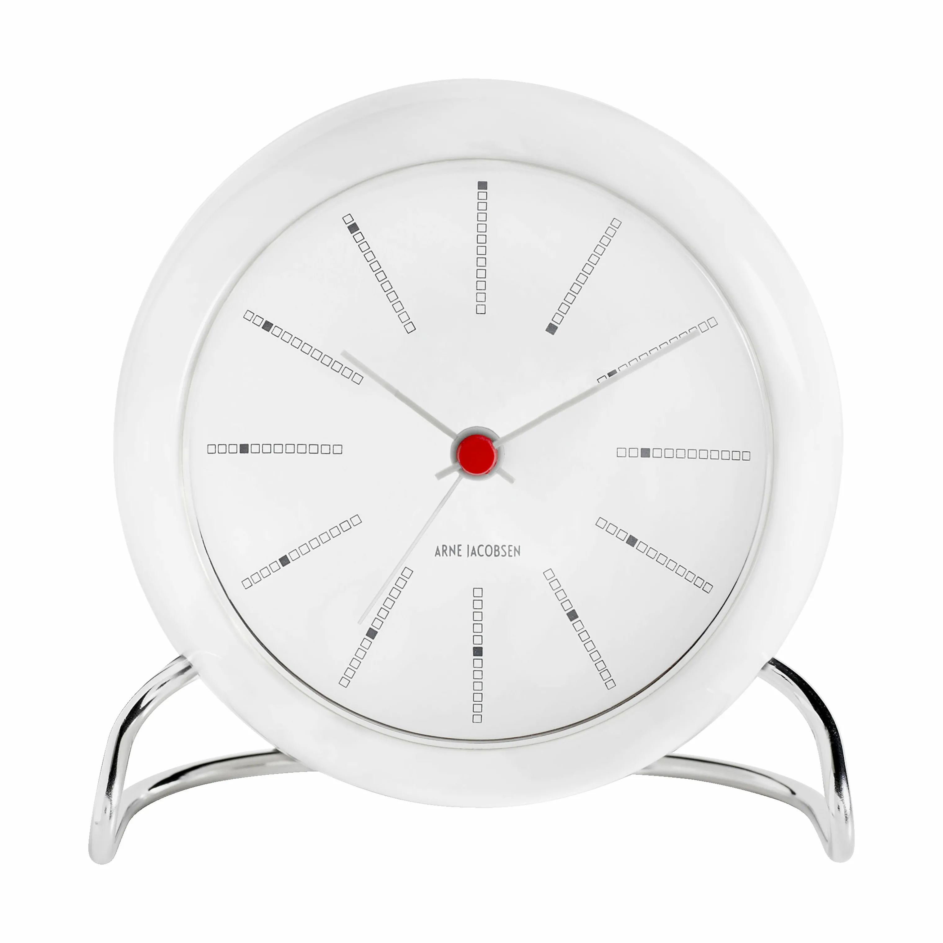 Arne Jacobsen Bordure Bankers Clock Bordur i Hvid, 1
