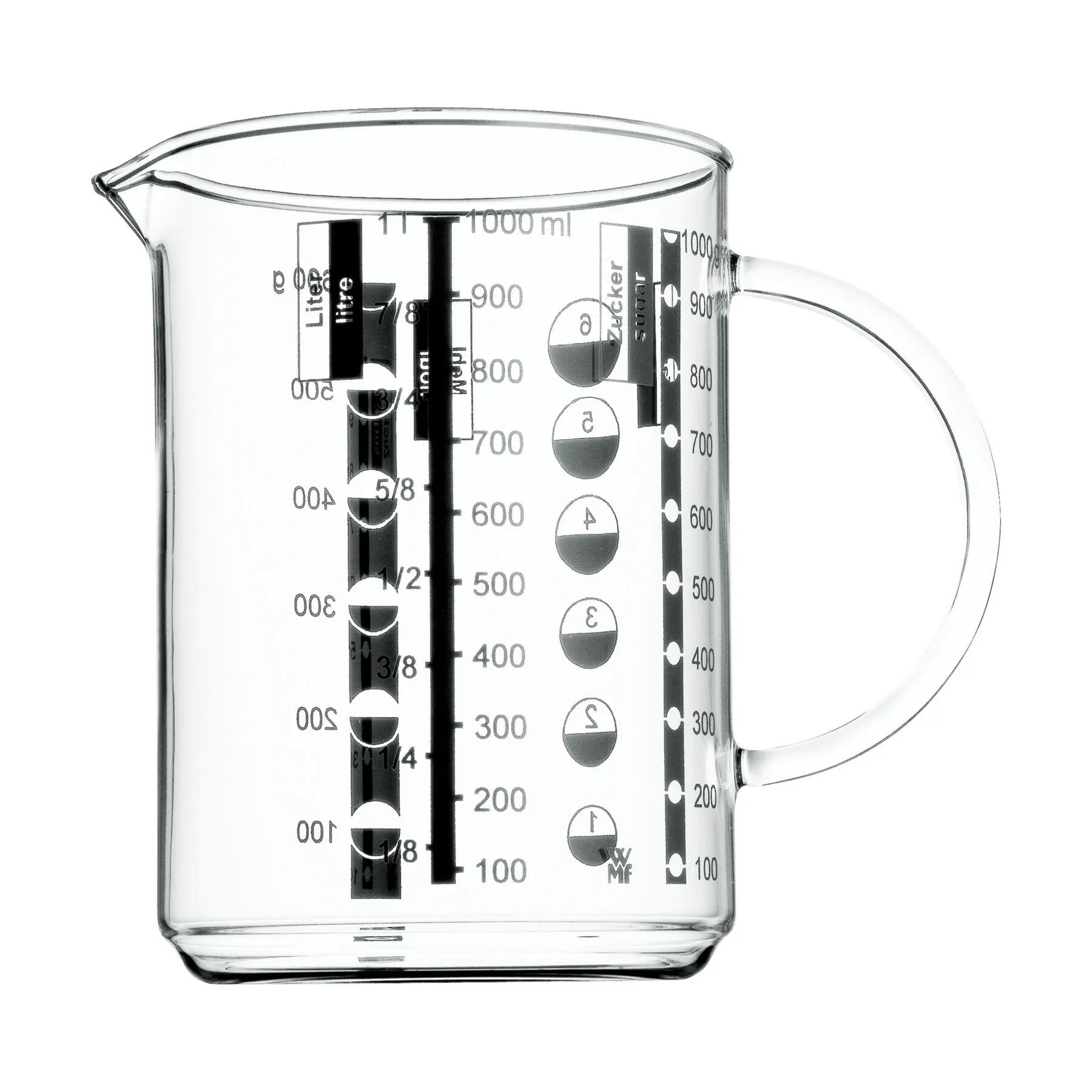 WMF Målekander Gourmet Målebæger i Glas, 1