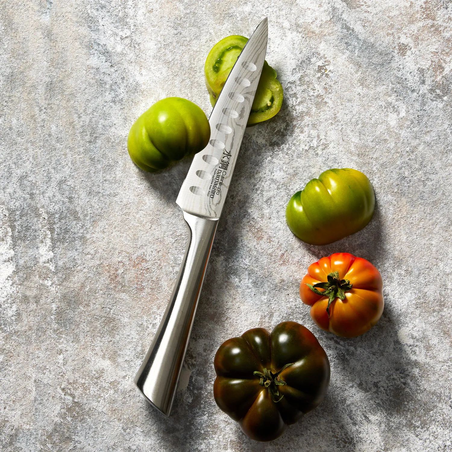 THE CUSTOM CHEF™ Kokkeknive Cuisine::pro®
Damashiro® Cuisine::pro Damashiro® Universalkniv i Sølvfarvet, 2