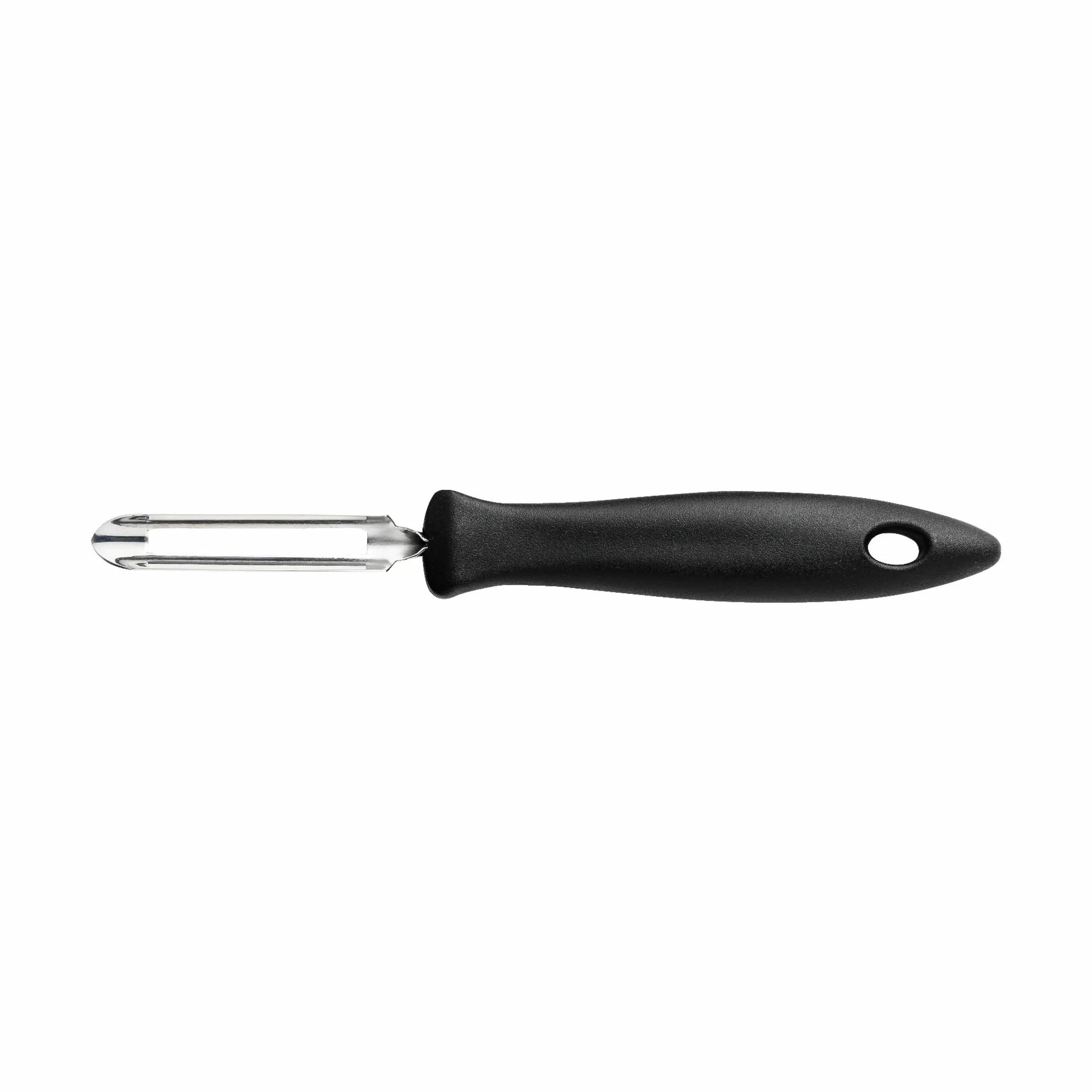 Fiskars Grøntsags- og kartoffelskrællere Essential Skrællekniv i stål/sort, 1