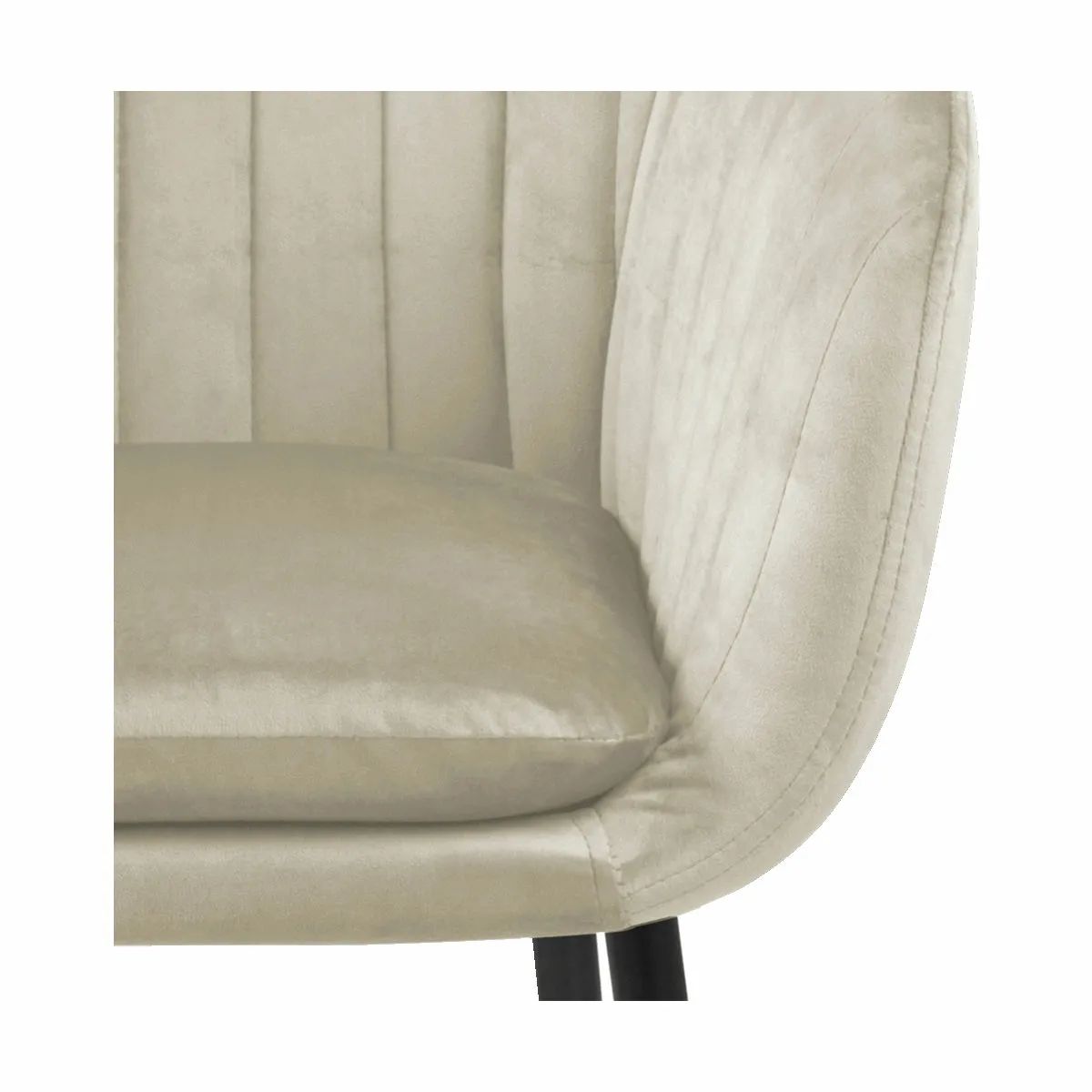 CASA Living Spisebordsstole Emilia Spisebordsstol i Sand/sort, 3