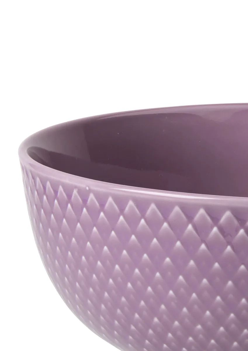 Lyngby Porcelæn Serveringsskåle Rhombe Color Skål i Lilla, 2