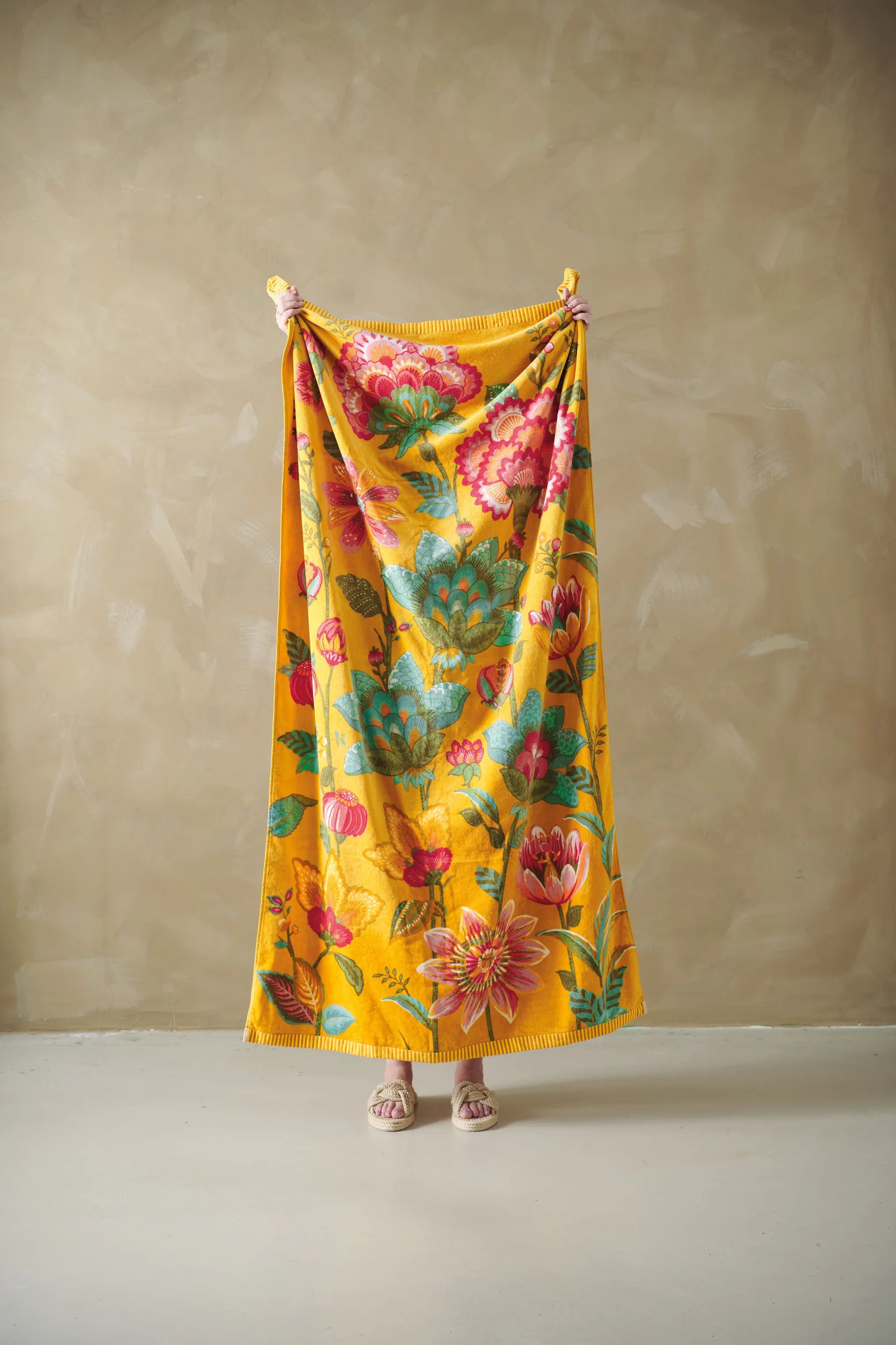 PIP Studio Håndklæder Sunny Side Up Badehåndklæde i Yellow, 2