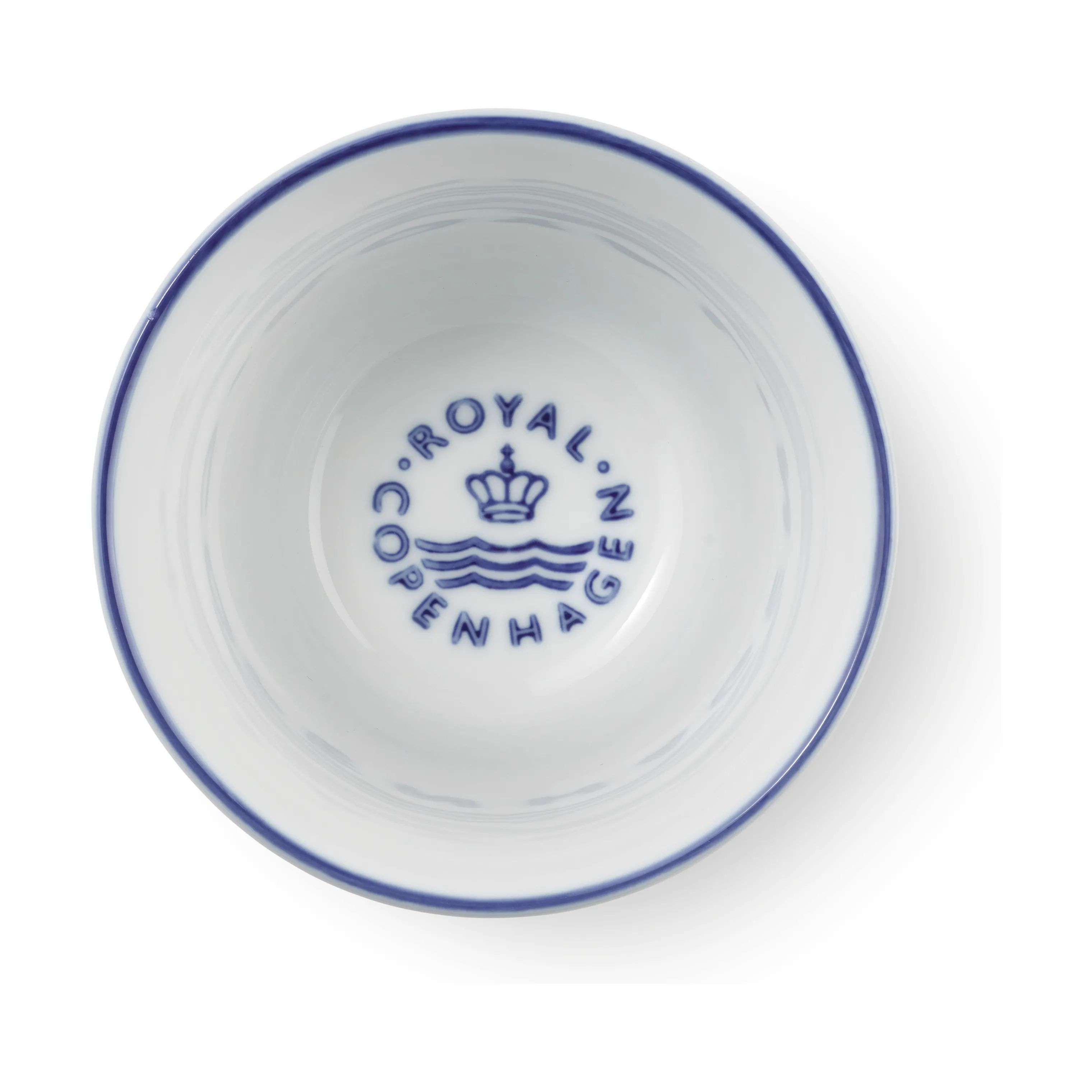 Royal Copenhagen Krus og kopper uden hank Blueline Termokop i Hvid/blå, 26 cl, 4