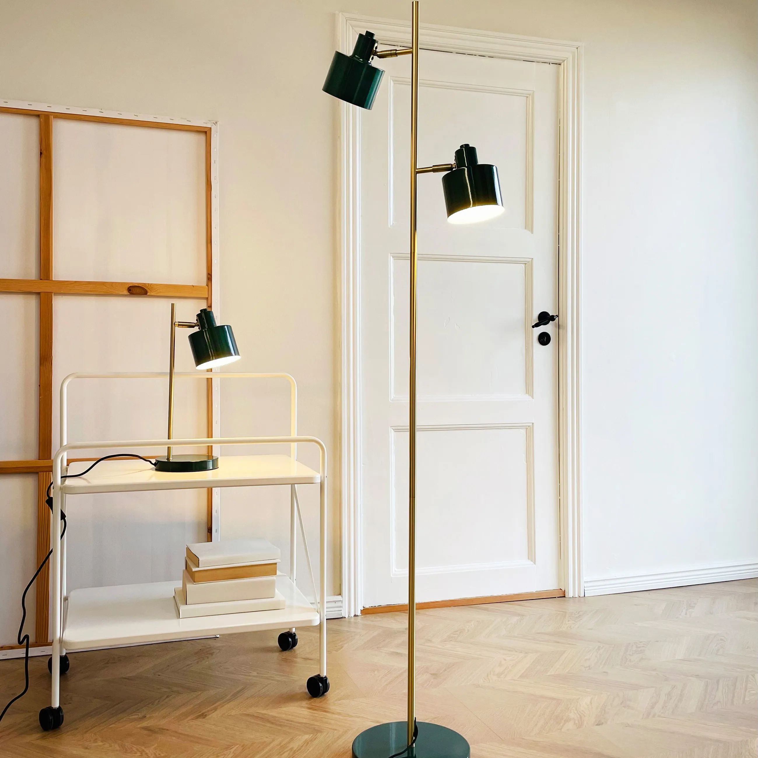Dyberg Larsen Bordlamper Ocean Bordlampe i Mørkegrøn/ Messing, 3