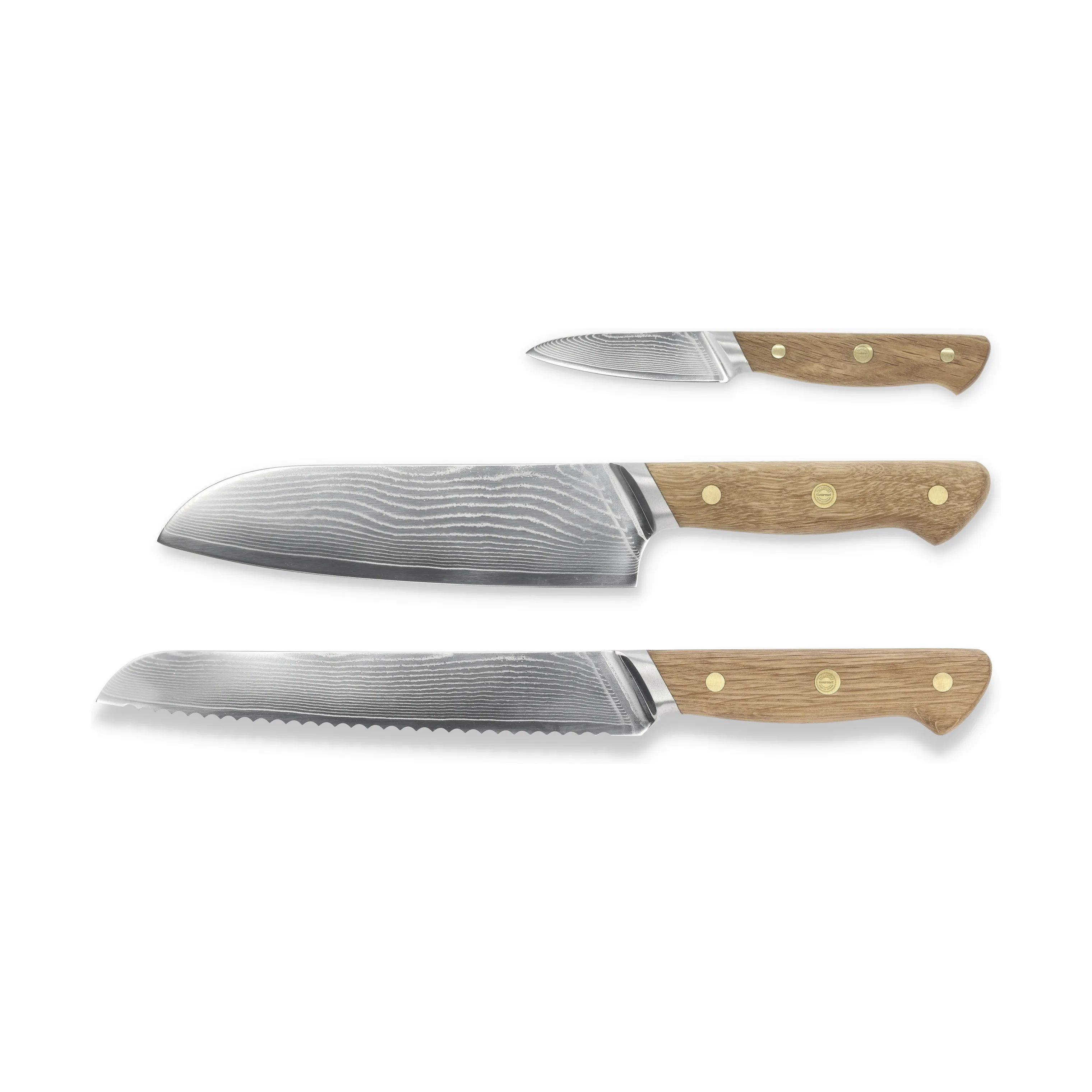 Pillivuyt Gourmet Knivsæt Douron Knivsæt - 3 dele i 3 dele, 1