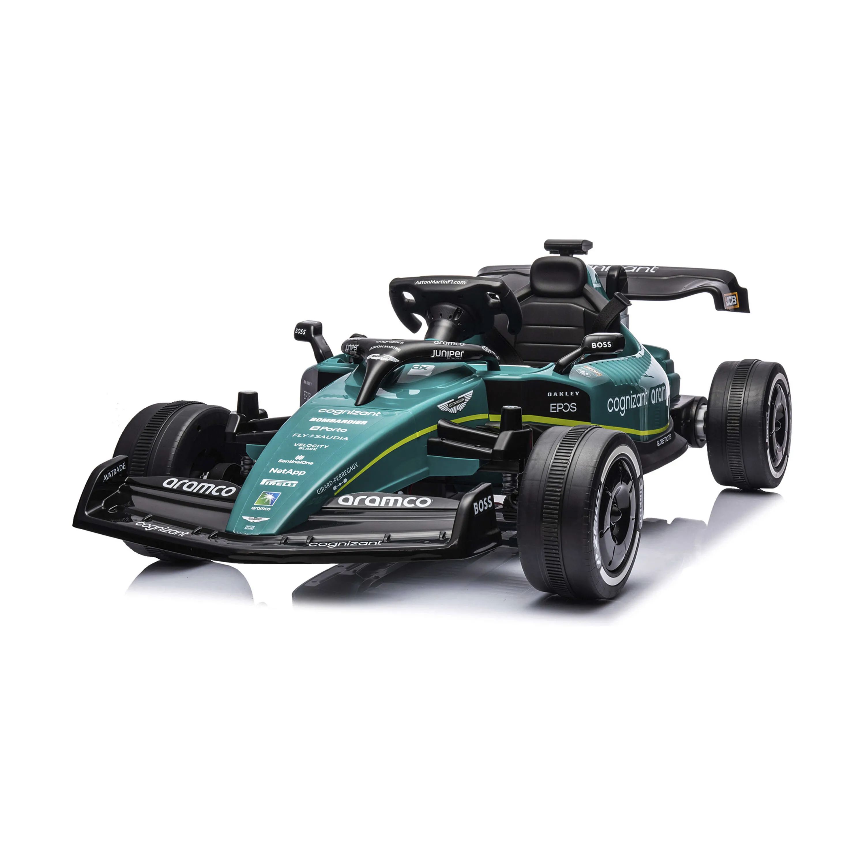 NORDIC PLAY Speed El-biler til børn Elektrisk Bil - Formel 1 Aston Martin i Mørkelilla, 1