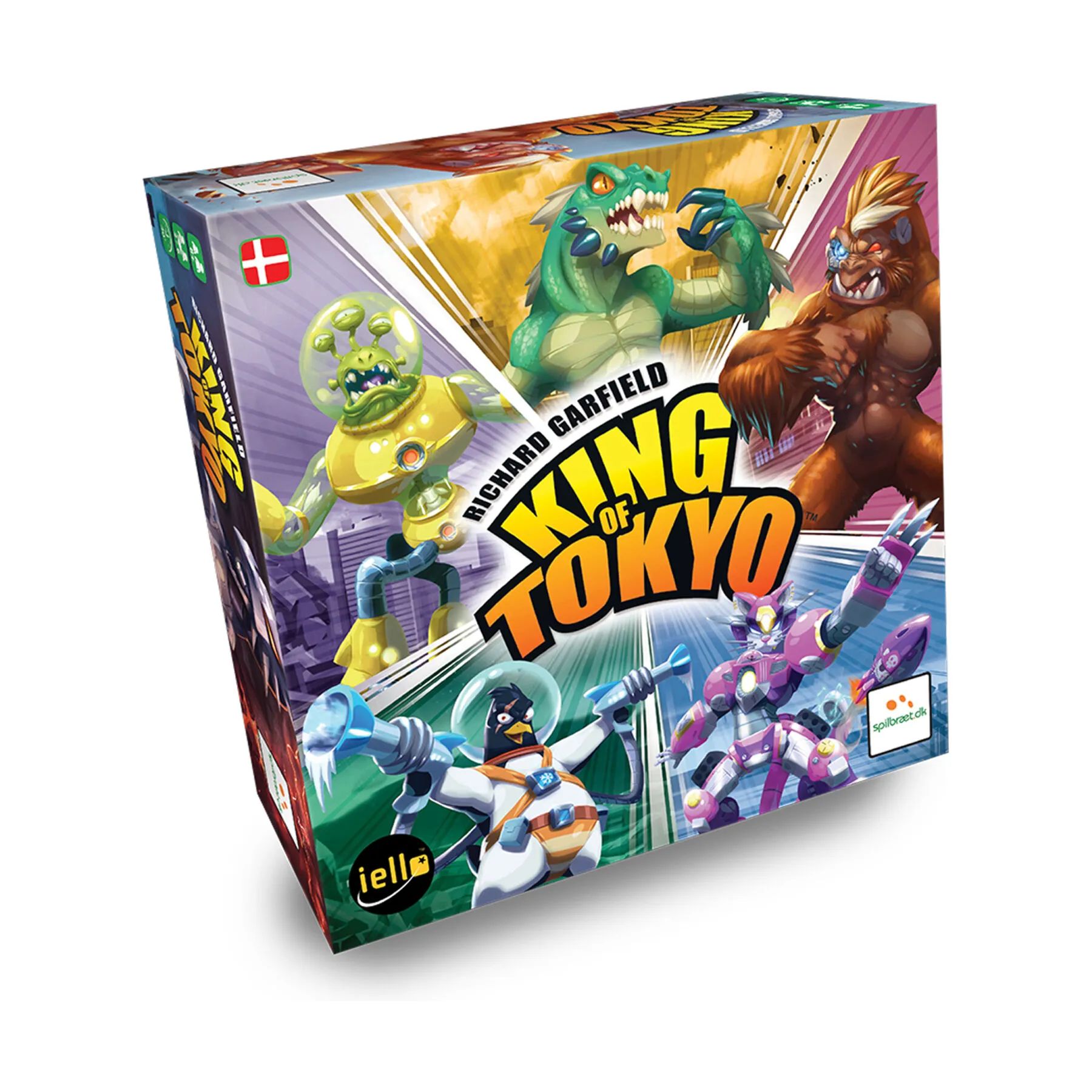 Spilbræt Spil Brætspil - King of Tokyo i Multifarvet, 1