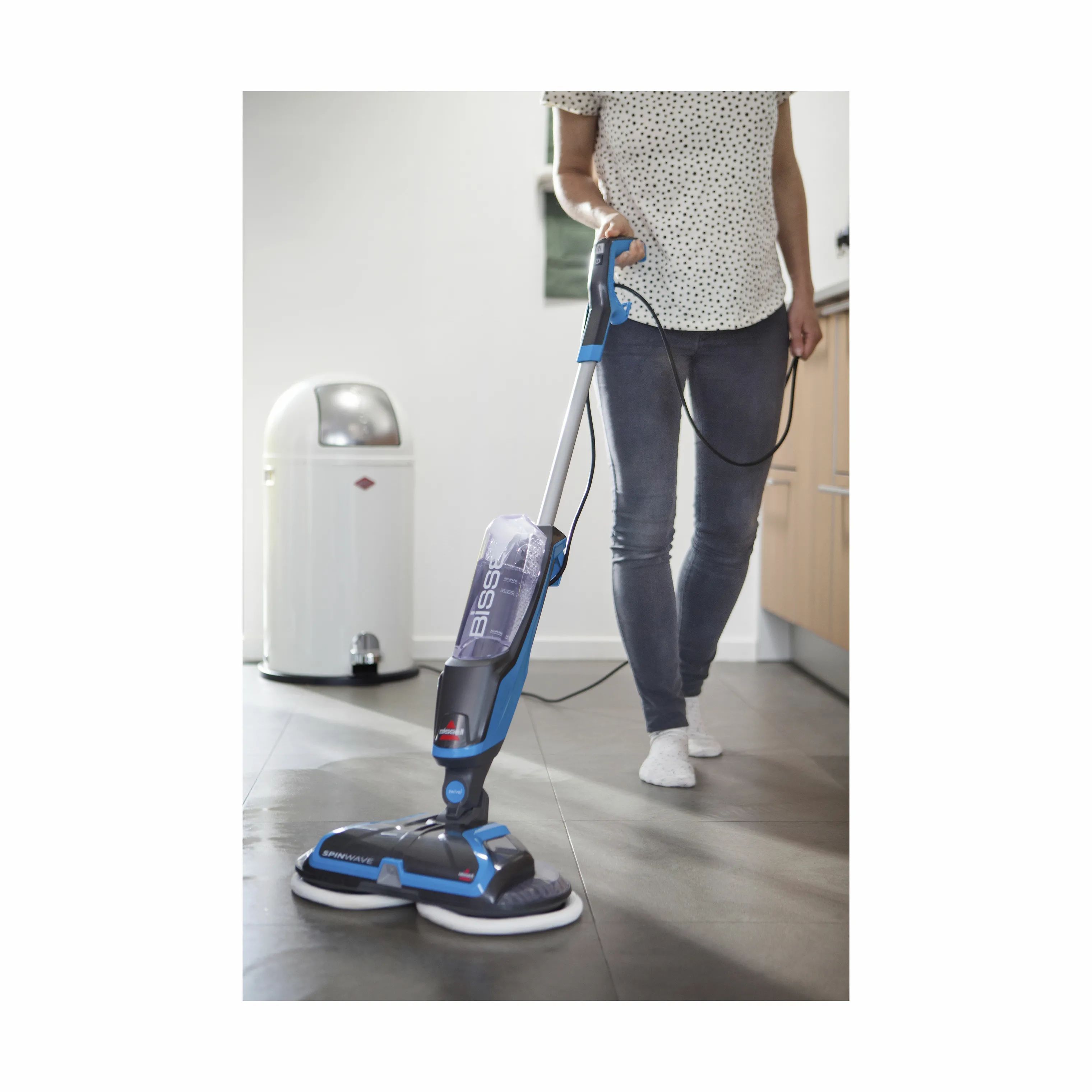 BISSELL Gulvvaskere og tilbehør SpinWave Gulvmoppe i Blå, 4