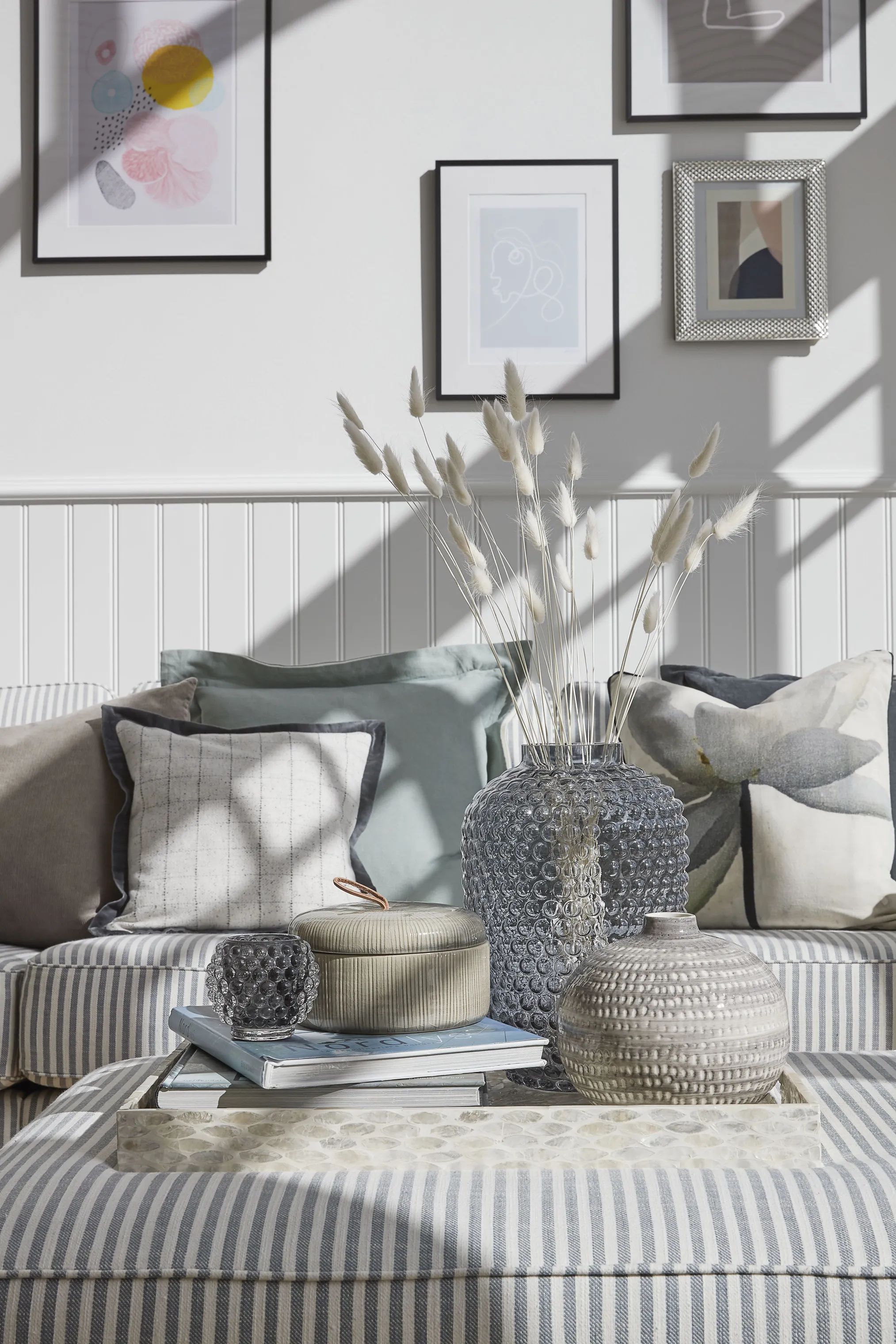 Lene Bjerre Vaser Dorinia Vase i Grå, 2