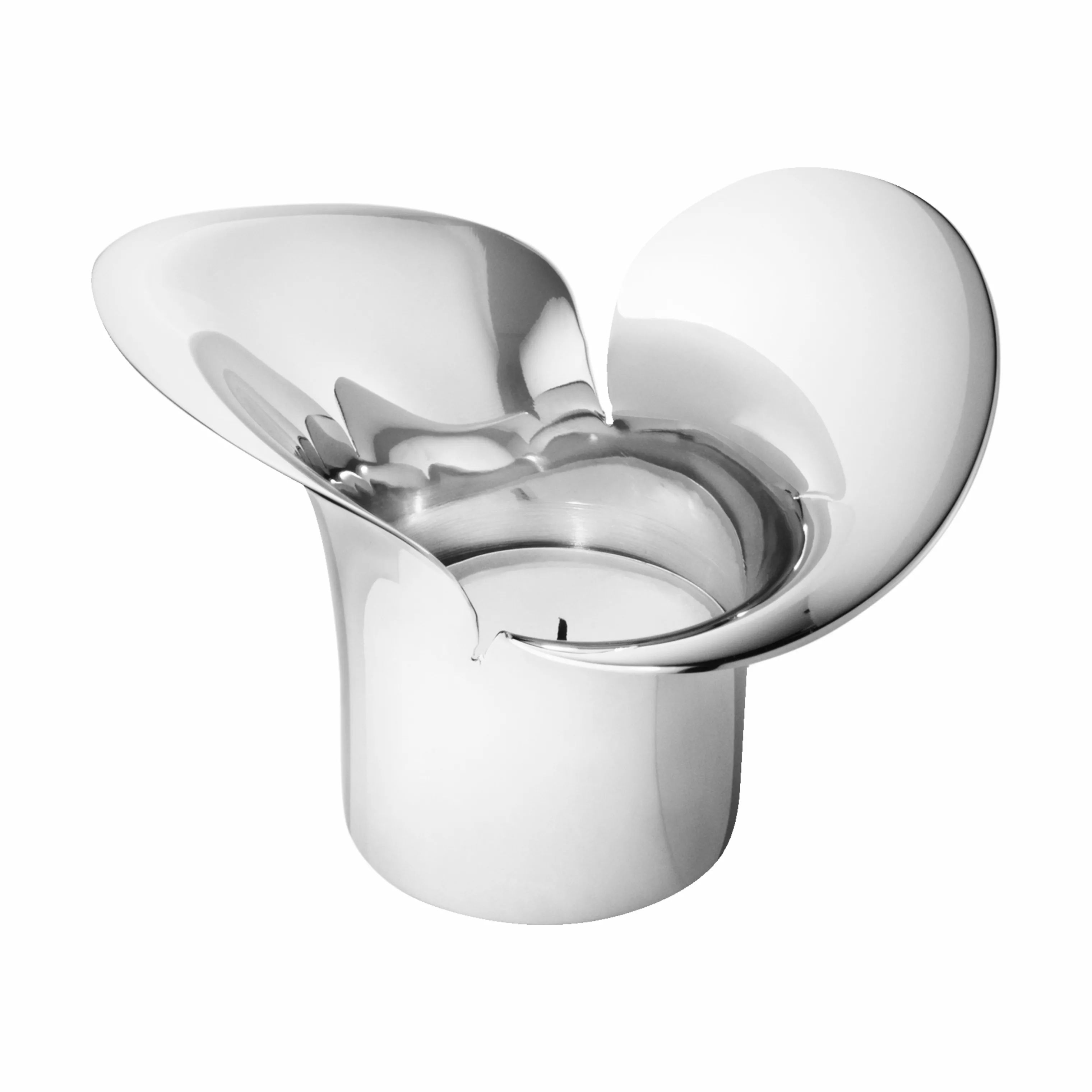 Georg Jensen Fyrfadsstage Bloom Botanica Fyrfadsstage - 2 stk. i Stål, 7 cm, 4