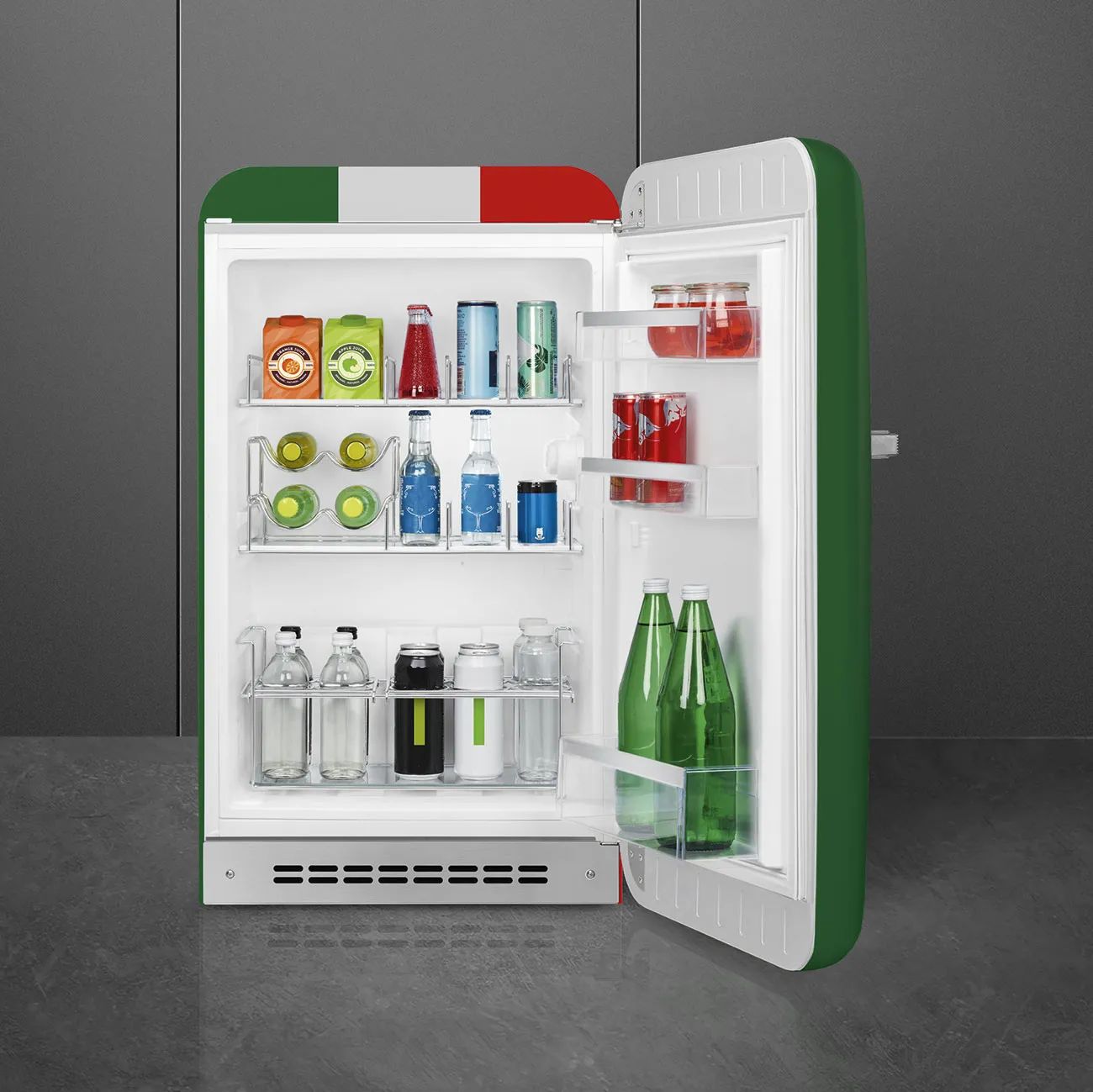 Smeg Køleskabe 50's Style Køleskab i Italian flag, 2
