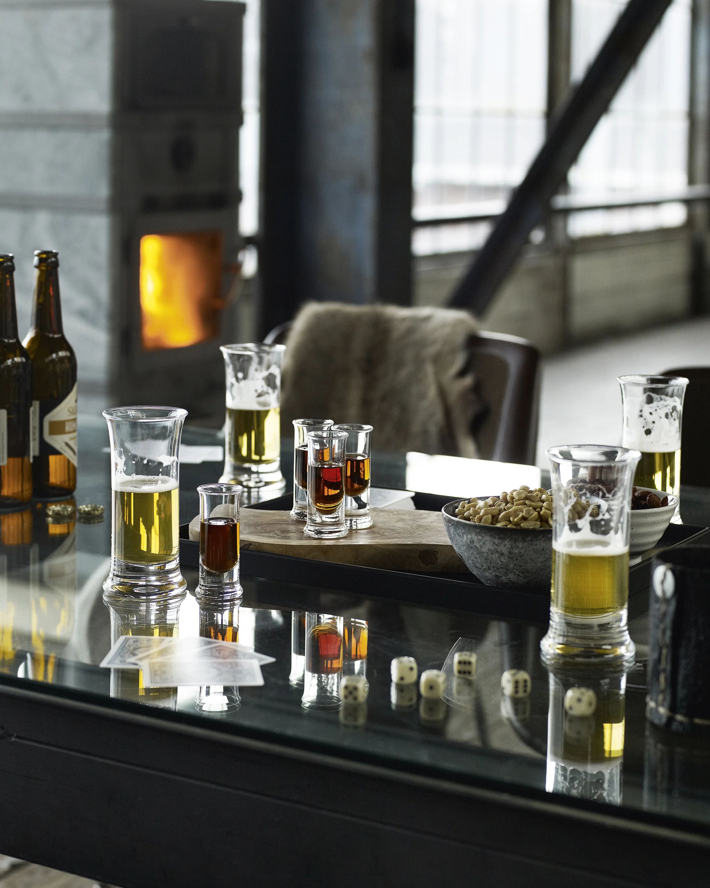Holmegaard Ølglas No. 5 Ølglas i klar, 30 cl, 2