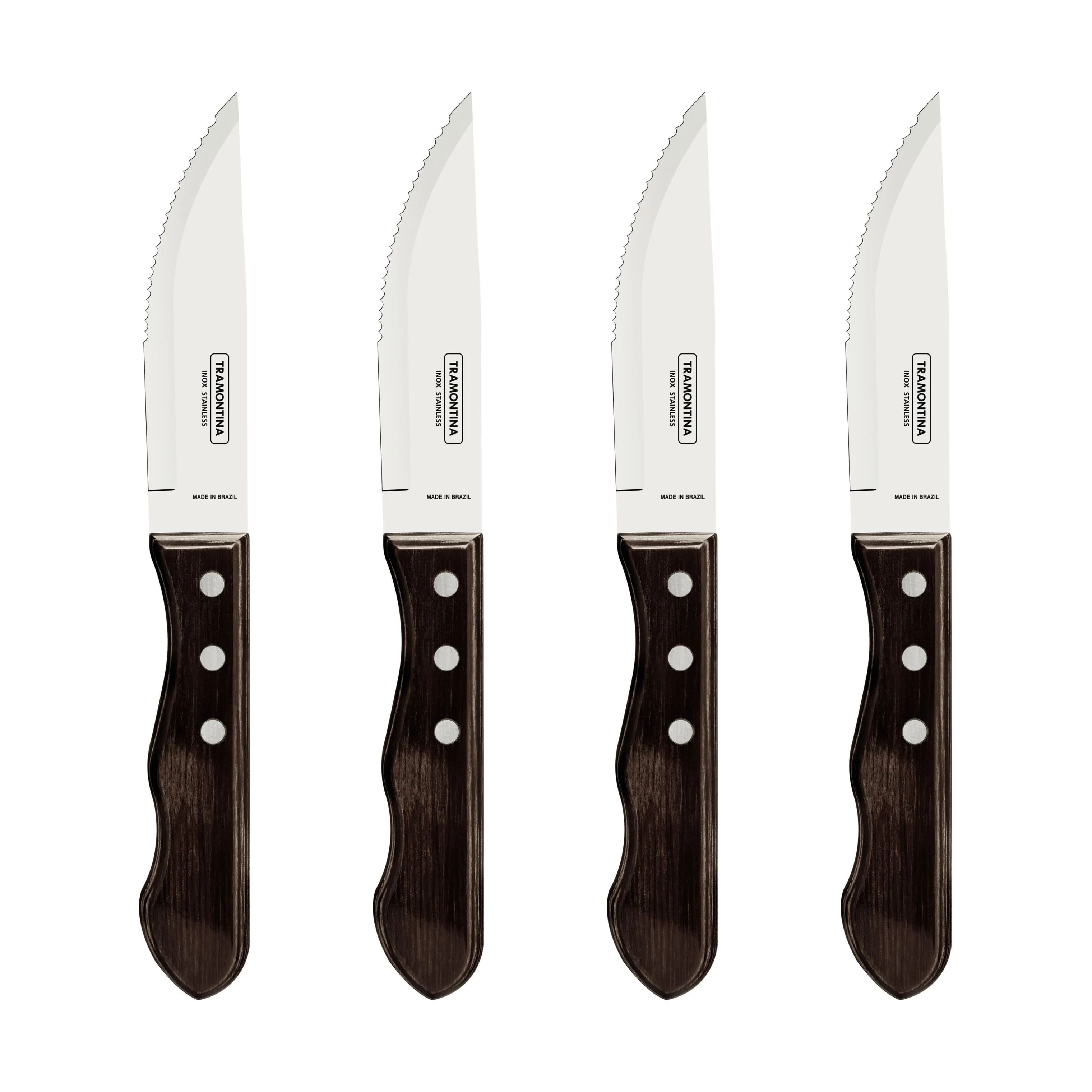 Tramontina Steakknive Churrasco Jumbo Grillknive - 4 stk. i natur, 1