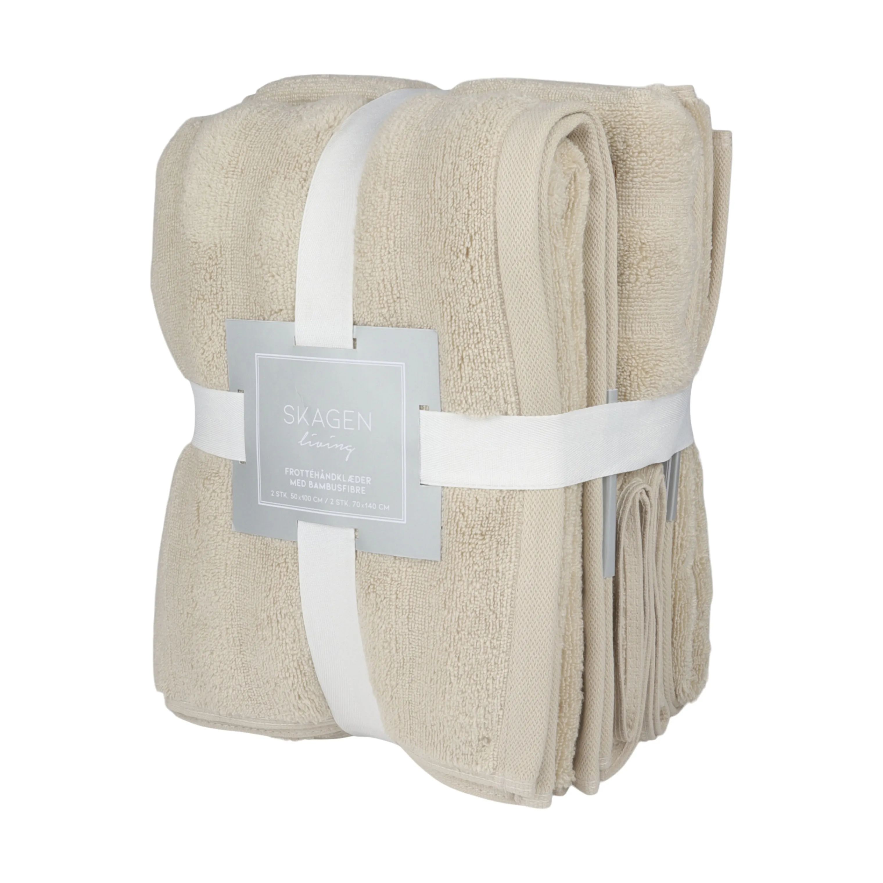 SKAGEN living Håndklæder Håndklæde - 4 stk. i Beige, 2