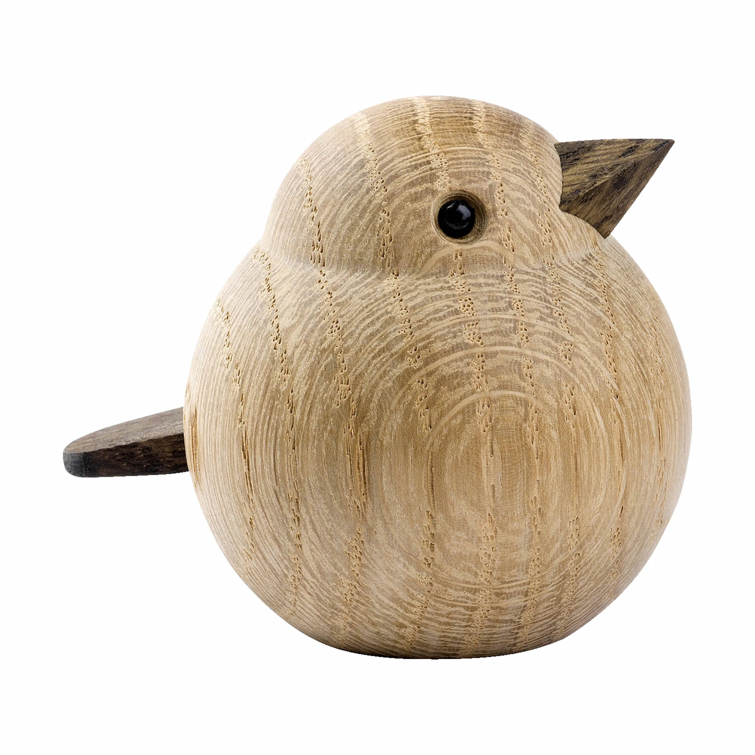 Novoform Dyrefigurer Figur - Spurveunge i Egetræ, 6 cm, 1