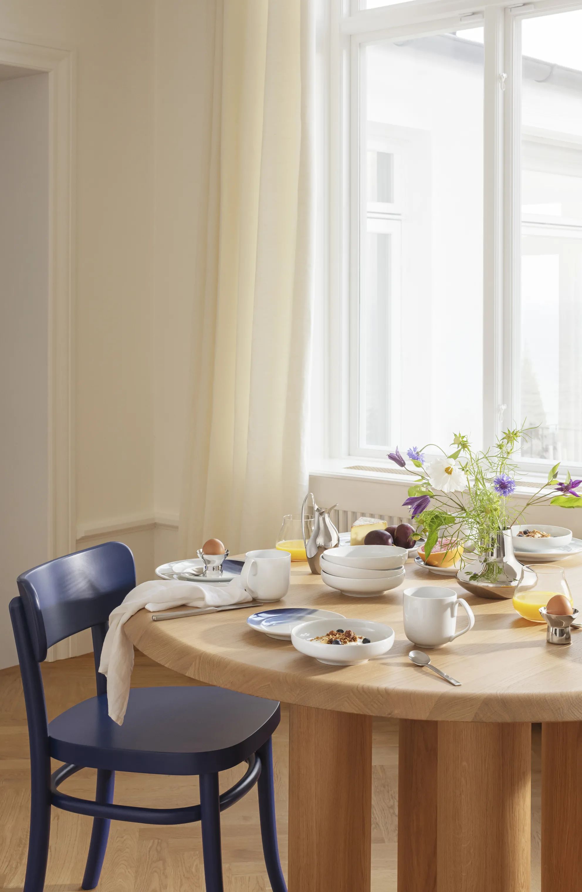 Georg Jensen Krus og kopper med hank Henning Koppel Koppel Kop - 2 stk. i Hvid, 3