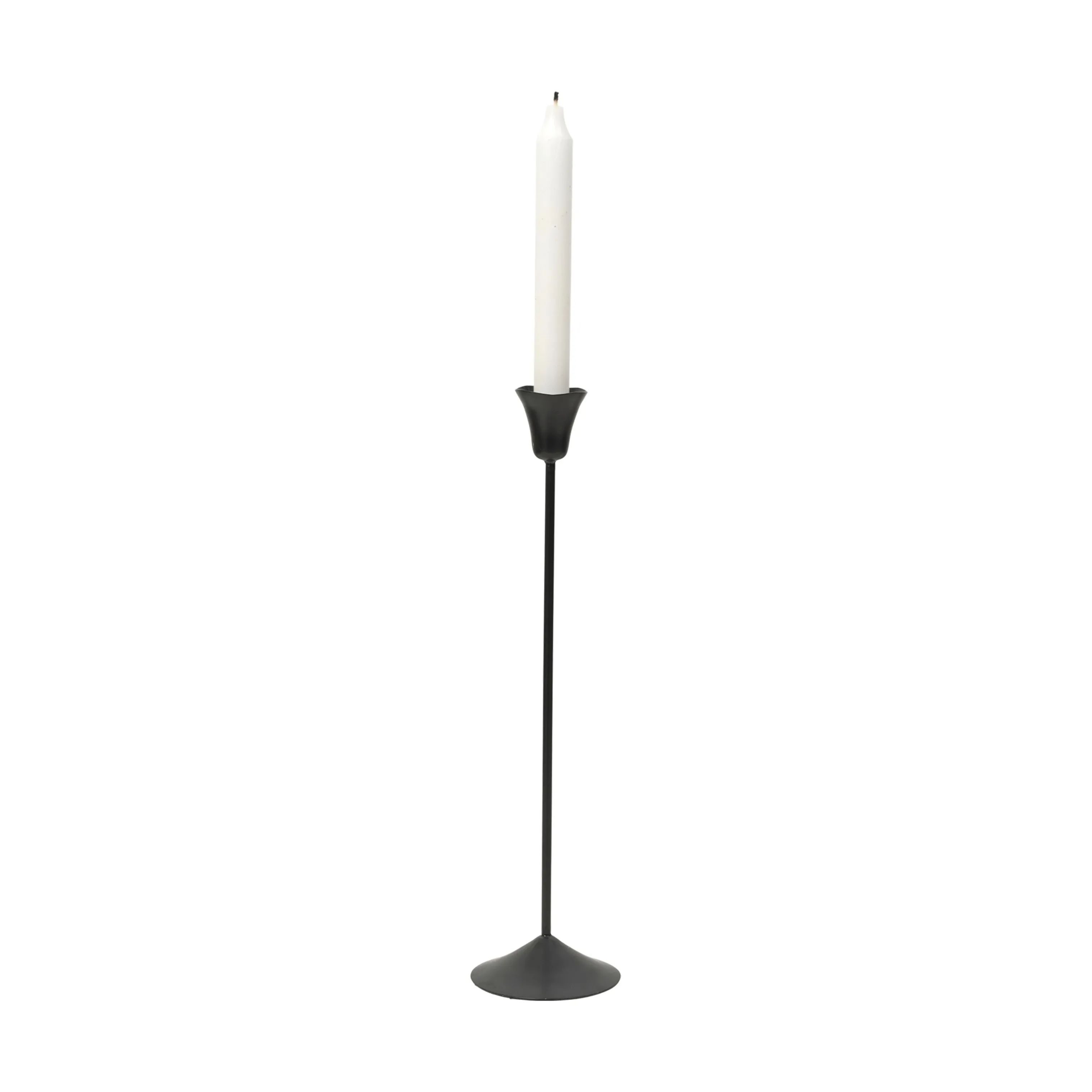 Broste Copenhagen Kronelysestage Ria Lysestage i Sort, 36 cm, 1