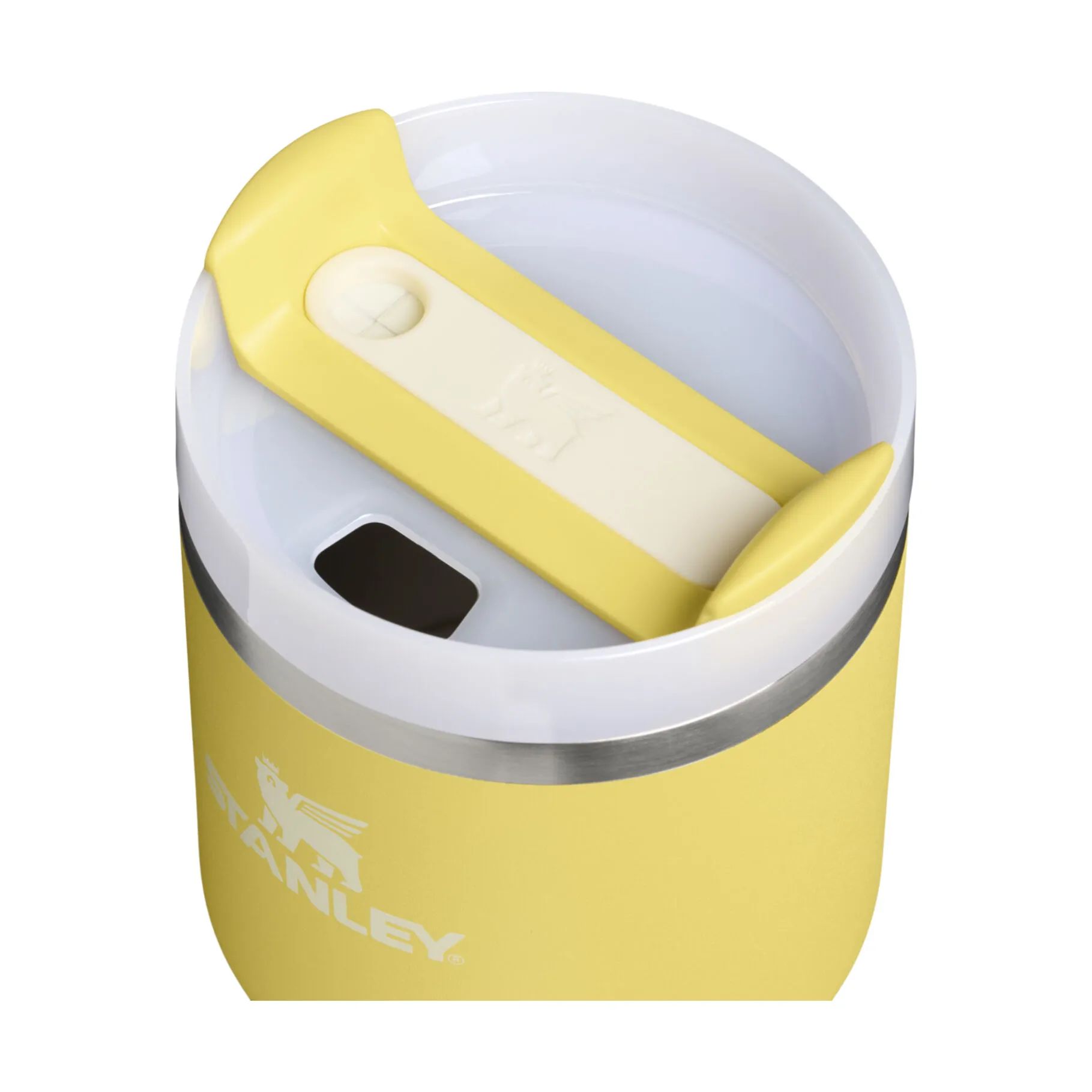 Stanley To go kopper The Quencher H2.0 Flowstate Tumbler i Gul, 2