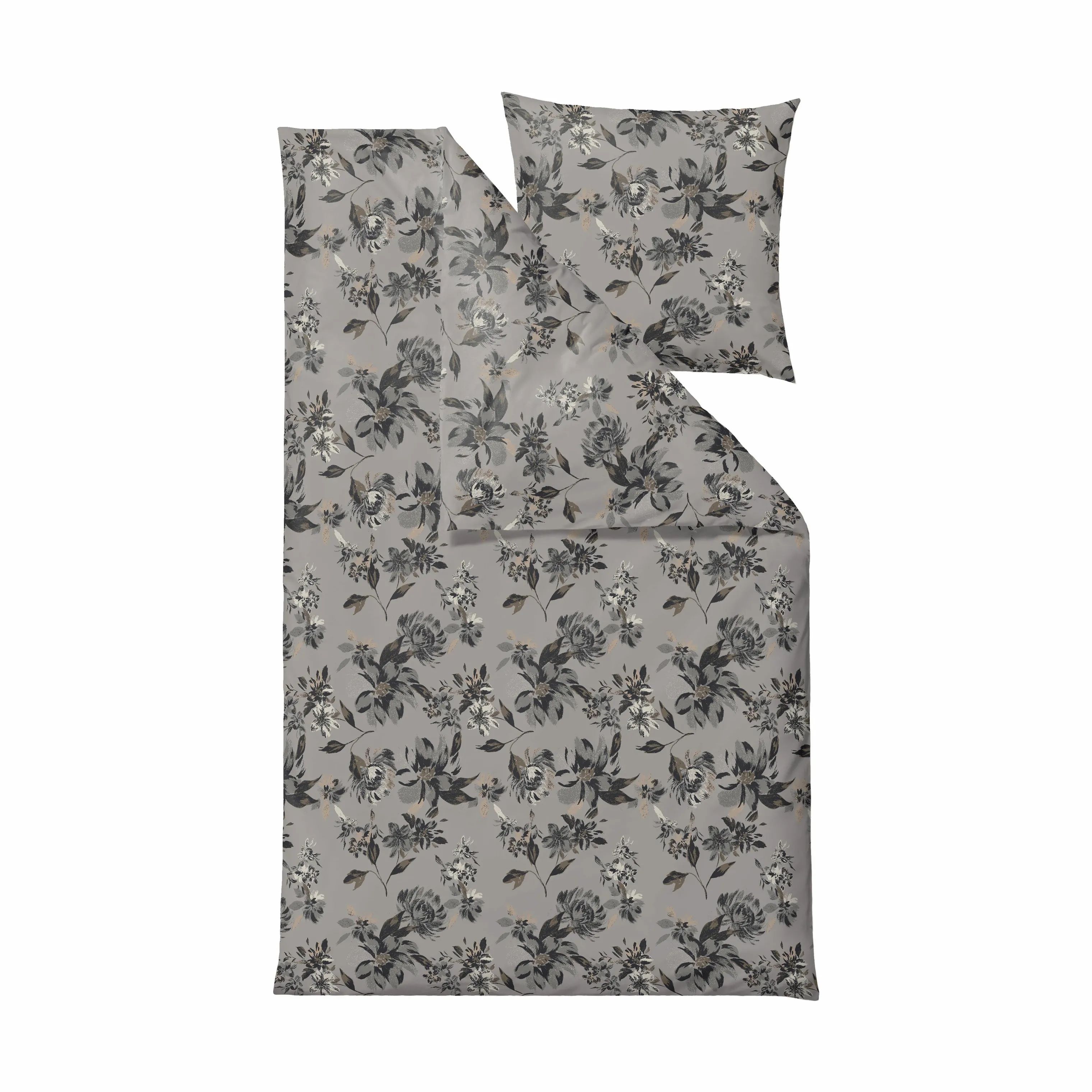 Södahl Sengetøj Organic History Bloom Sengetøj i Grey, B140 x L200 cm, 1