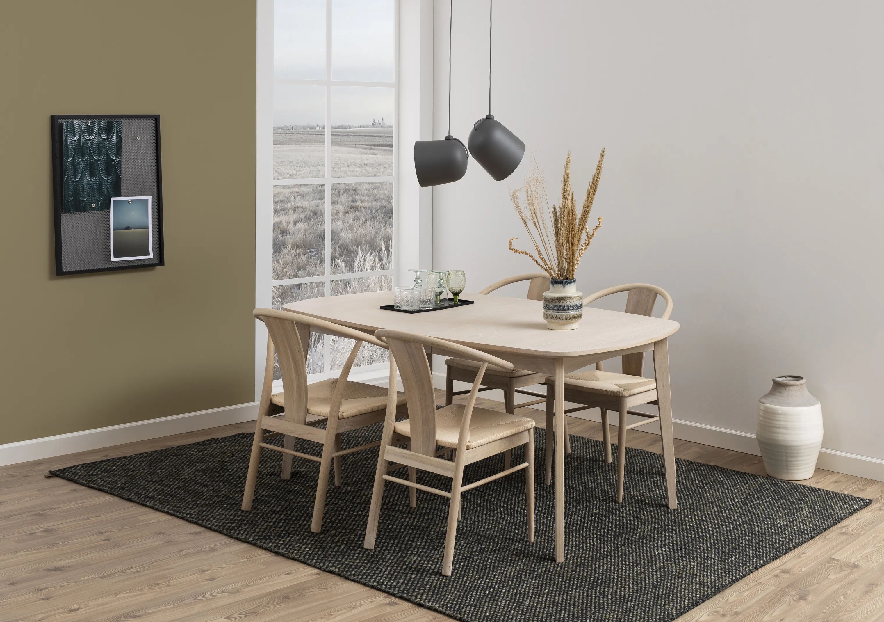 CASA Living Spisebordsstole Janik Spisebordsstol - 2 stk. i Hvid, 3