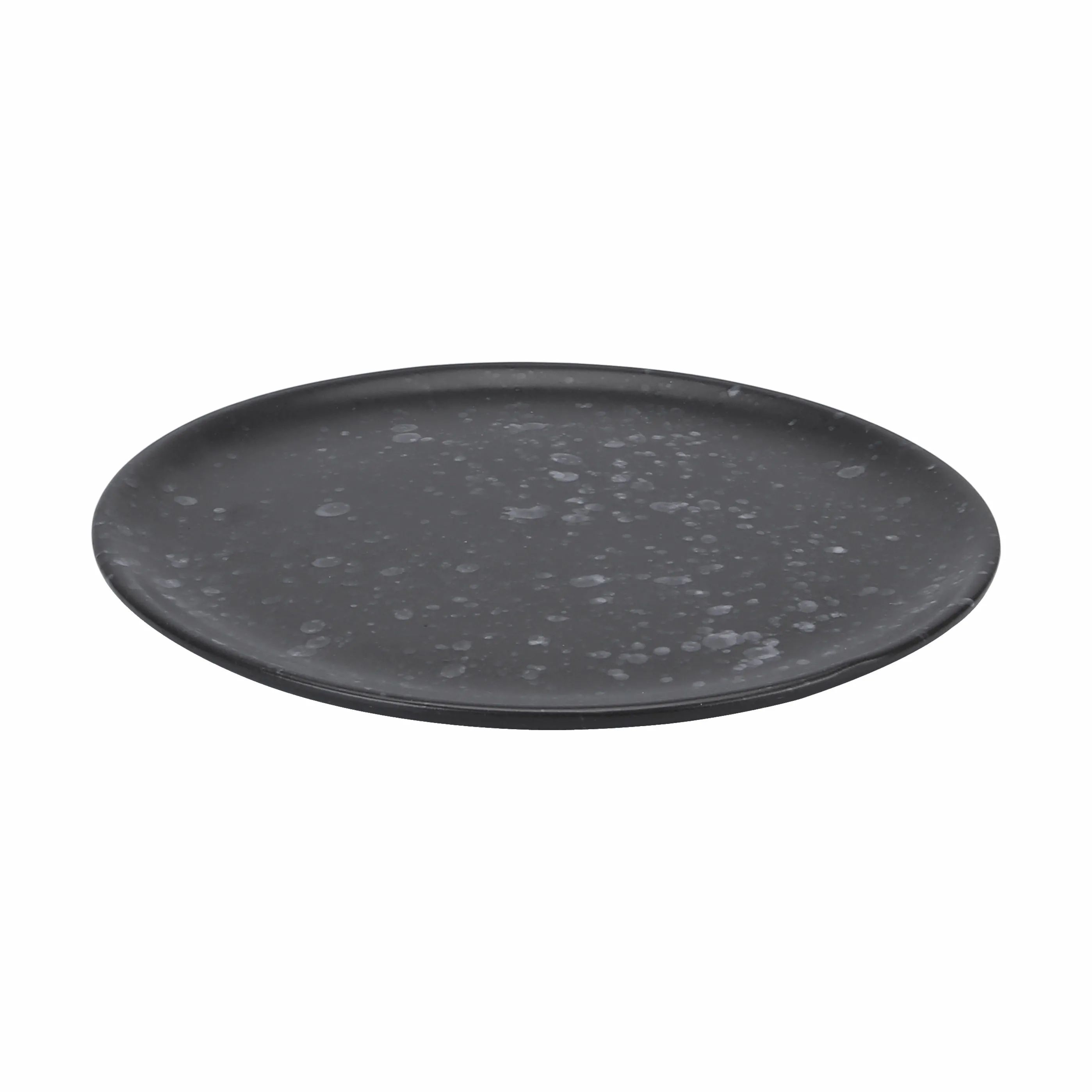 RAW by Aida Frokosttallerkener Frokosttallerken i Sort spotted, 20,5 cm, 4