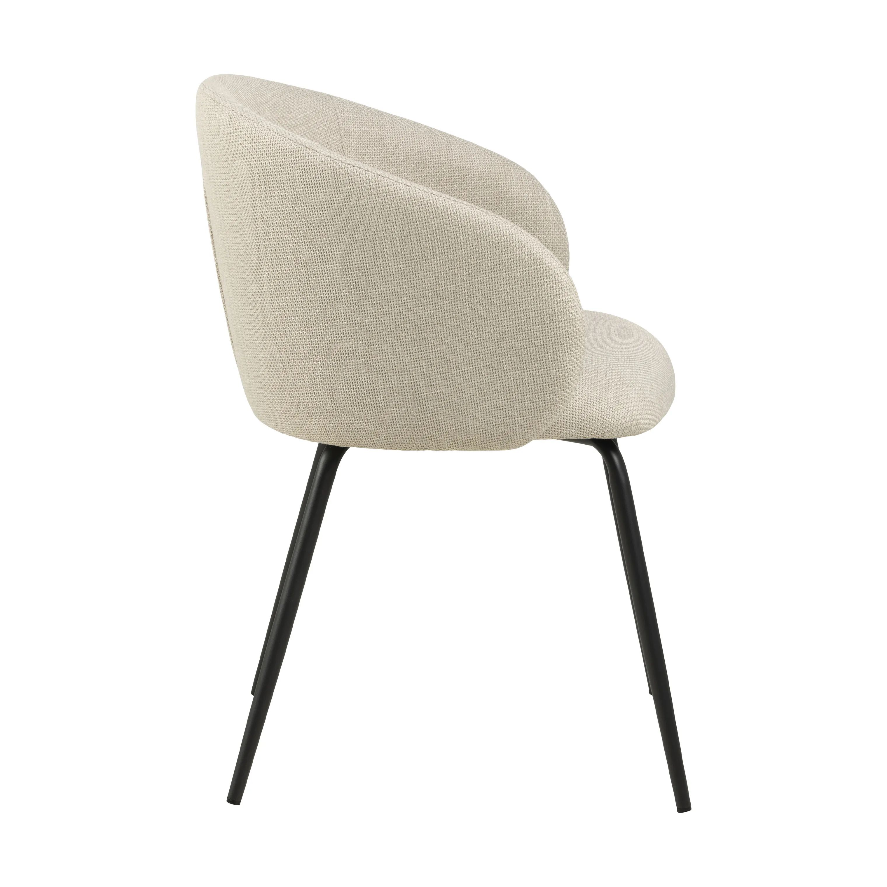 CASA Living Spisebordsstole Eleanor Spisebordsstol - 2 stk i Beige, 5