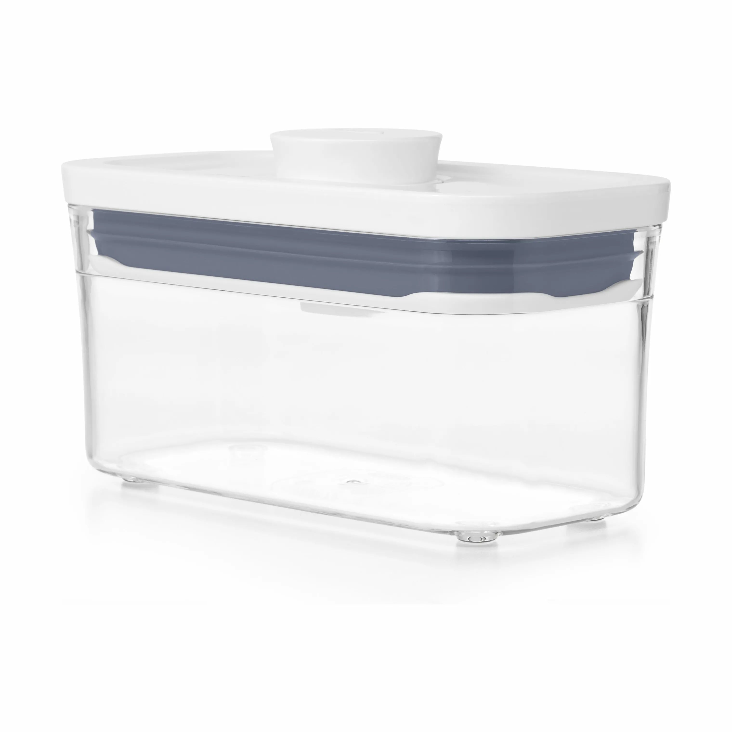 OXO Opbevaringsbokse POP Opbevaringsboks i hvid;klar;grå, H8,4 cm x 400 ml, 1