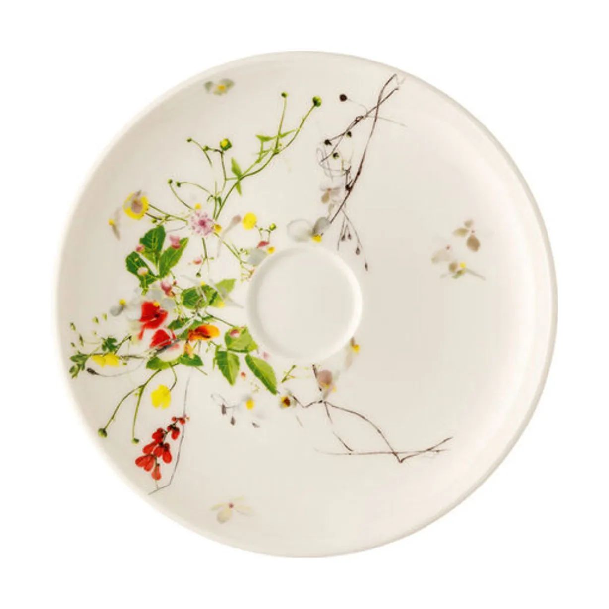 Rosenthal Underkopper Brillance Fleurs Sauvages Underkop i Hvid / Multifarvet, 1