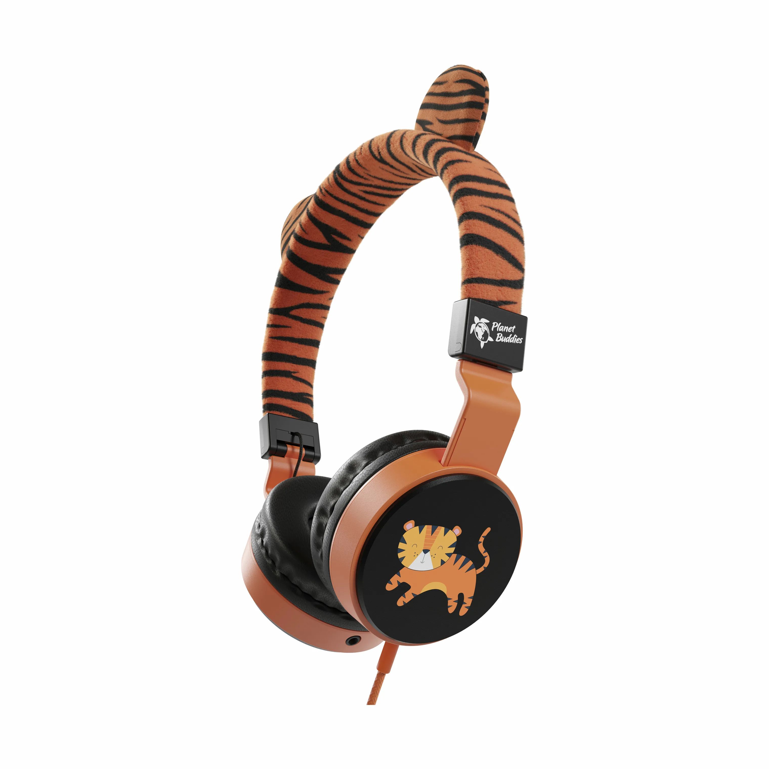 Planet Buddies Hovedtelefoner Hovedtelefoner i Tiger plys, 1