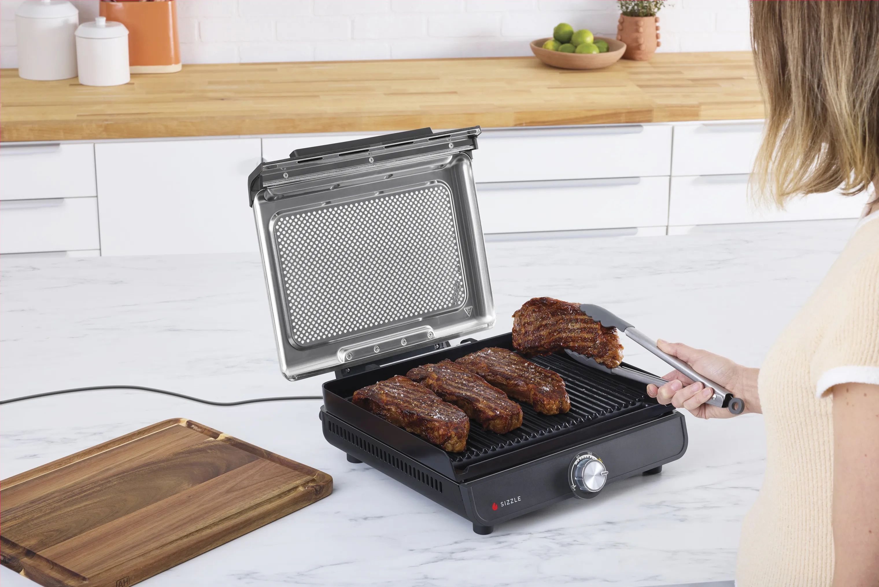 Ninja Bordgrill Sizzle Flat Plate Grill i Sort, 5