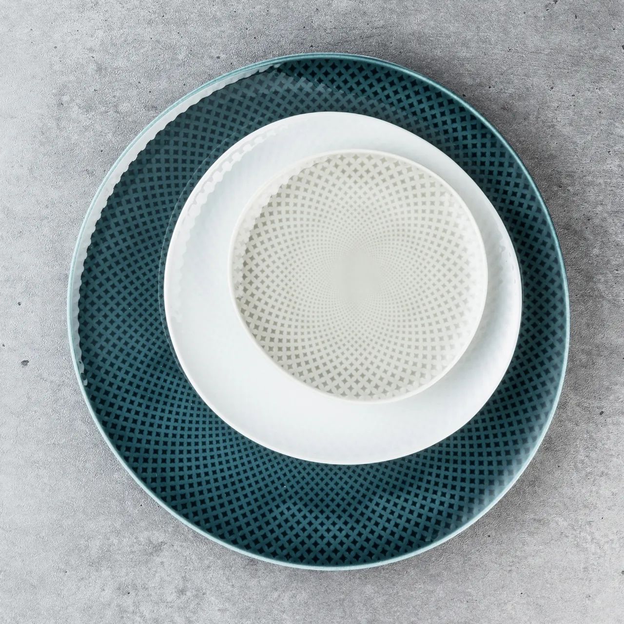 Rosenthal Middagstallerkener Junto Middagstallerken i Blå, 31,5 cm, 2