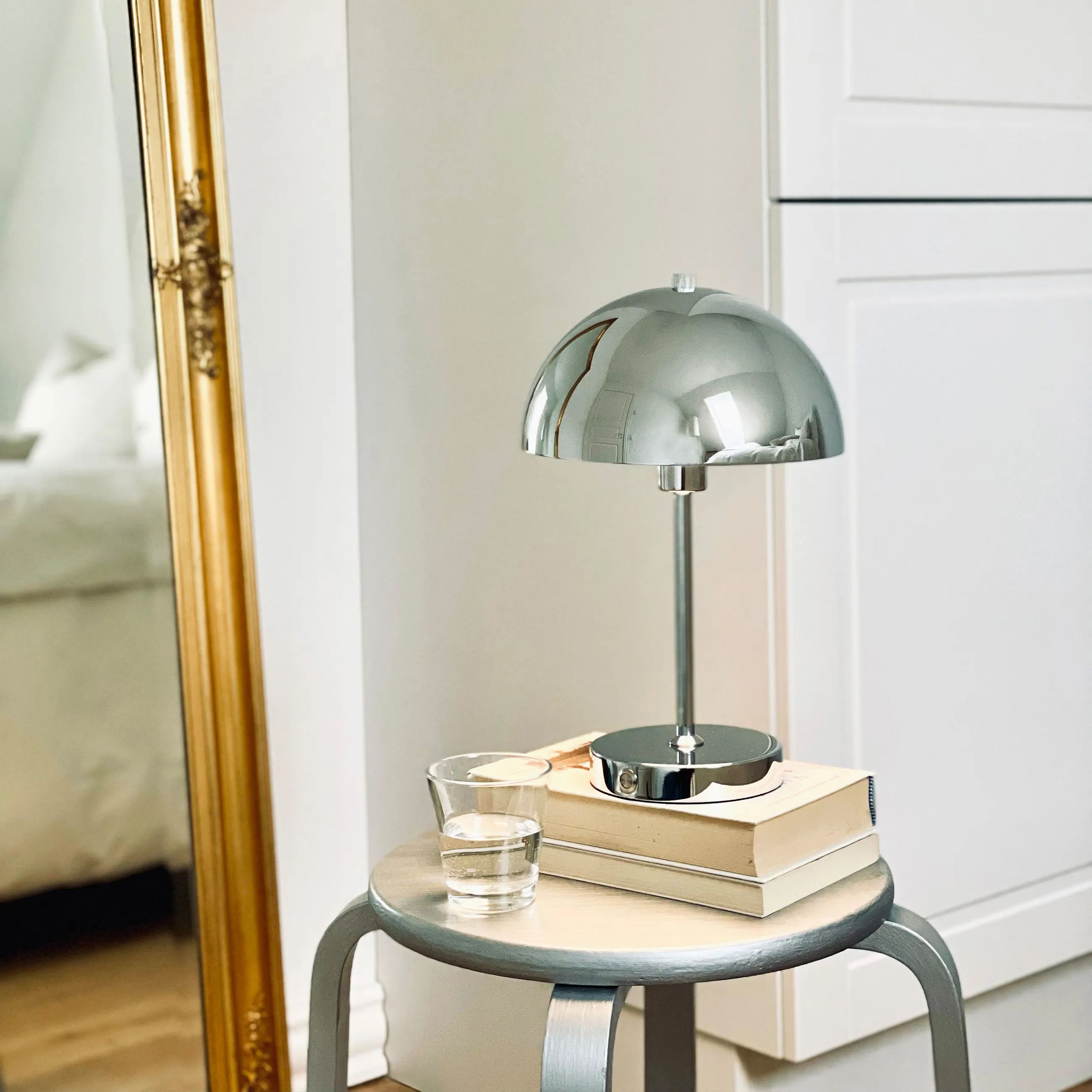 Dyberg Larsen Bordlamper Stockholm LED Bordlampe i Krom, 2