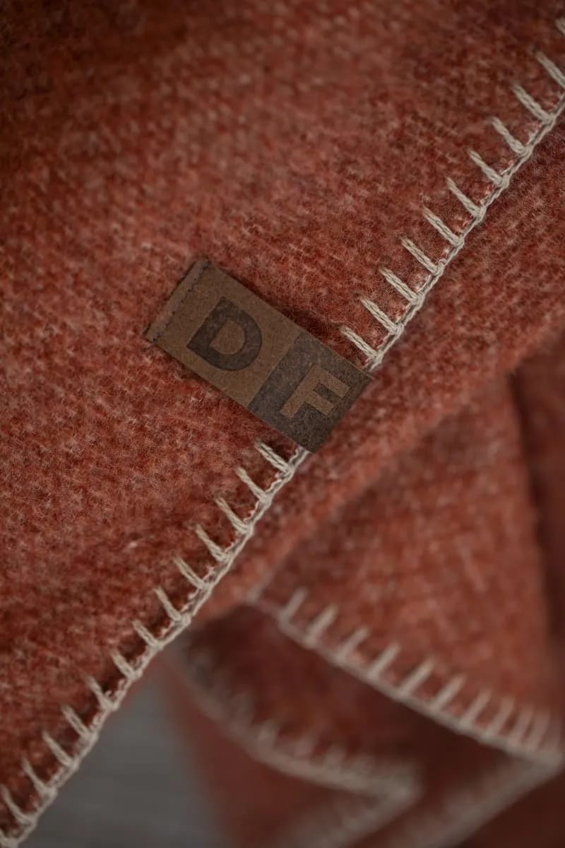 Fusenegger Plaider Merano Plaid i Terra Cotta, 2