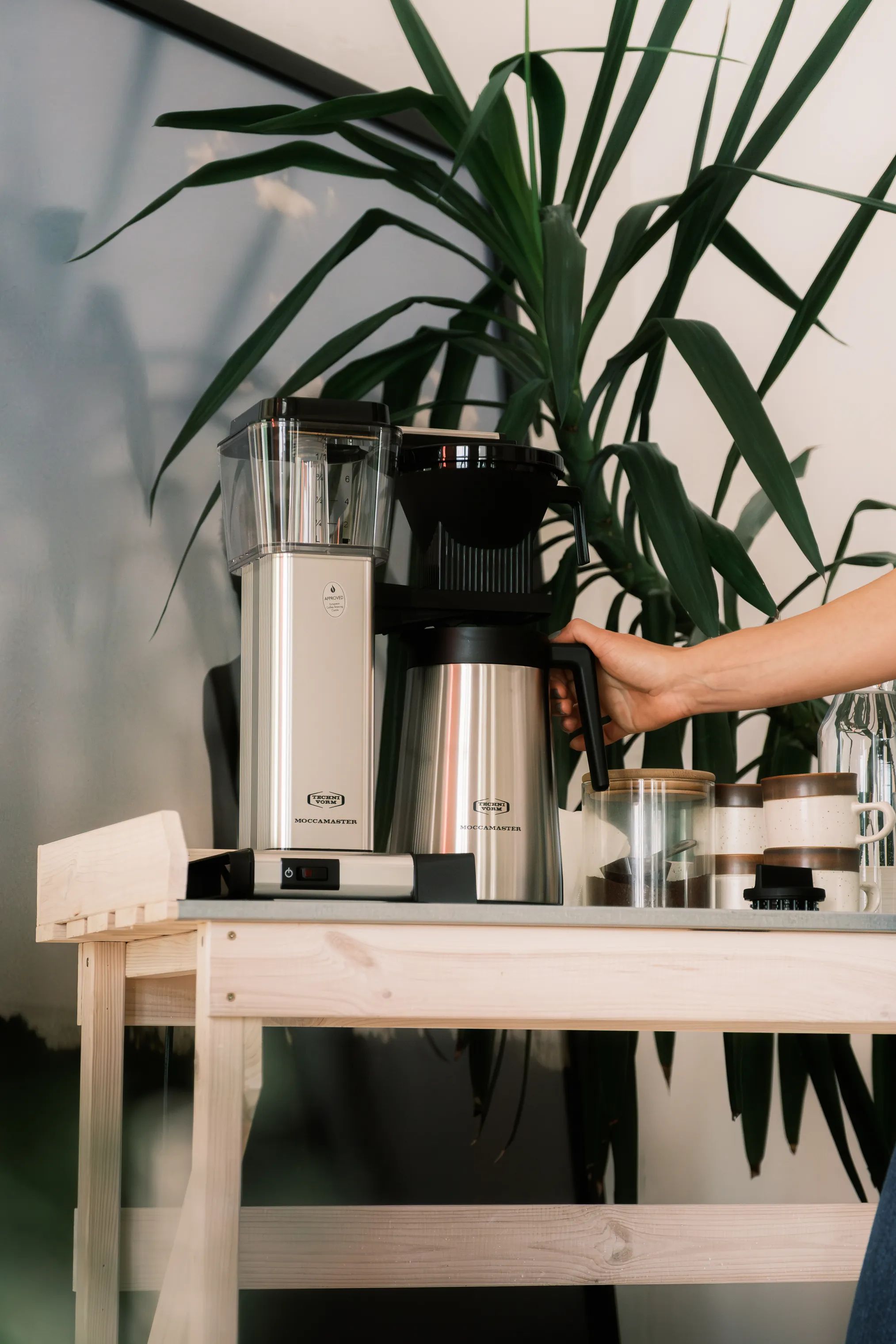 Moccamaster Kaffemaskiner Thermo Automatic i Sølvfarvet, 3