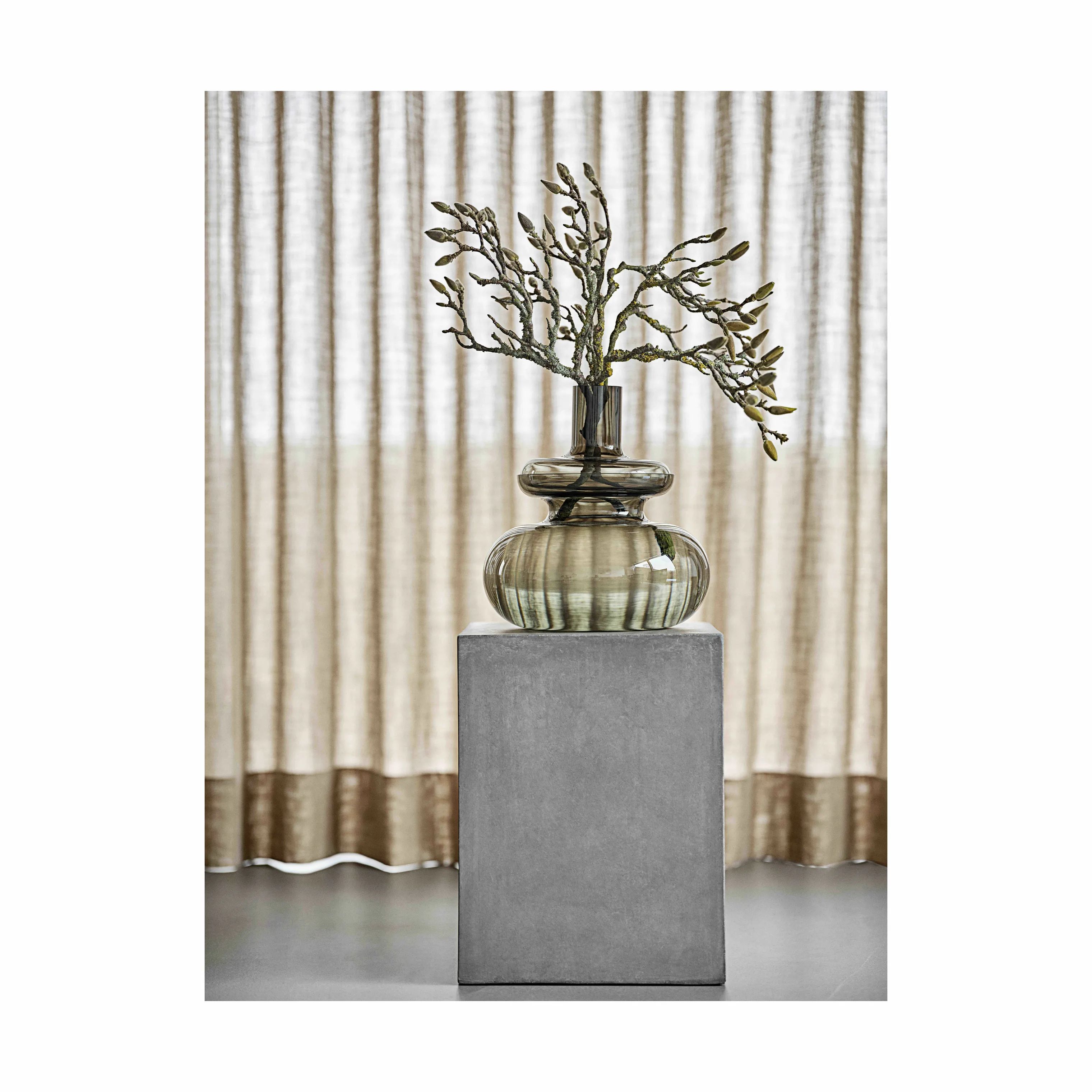 Zone Vaser Inu Vase i Smoked grey, 33 cm, 3