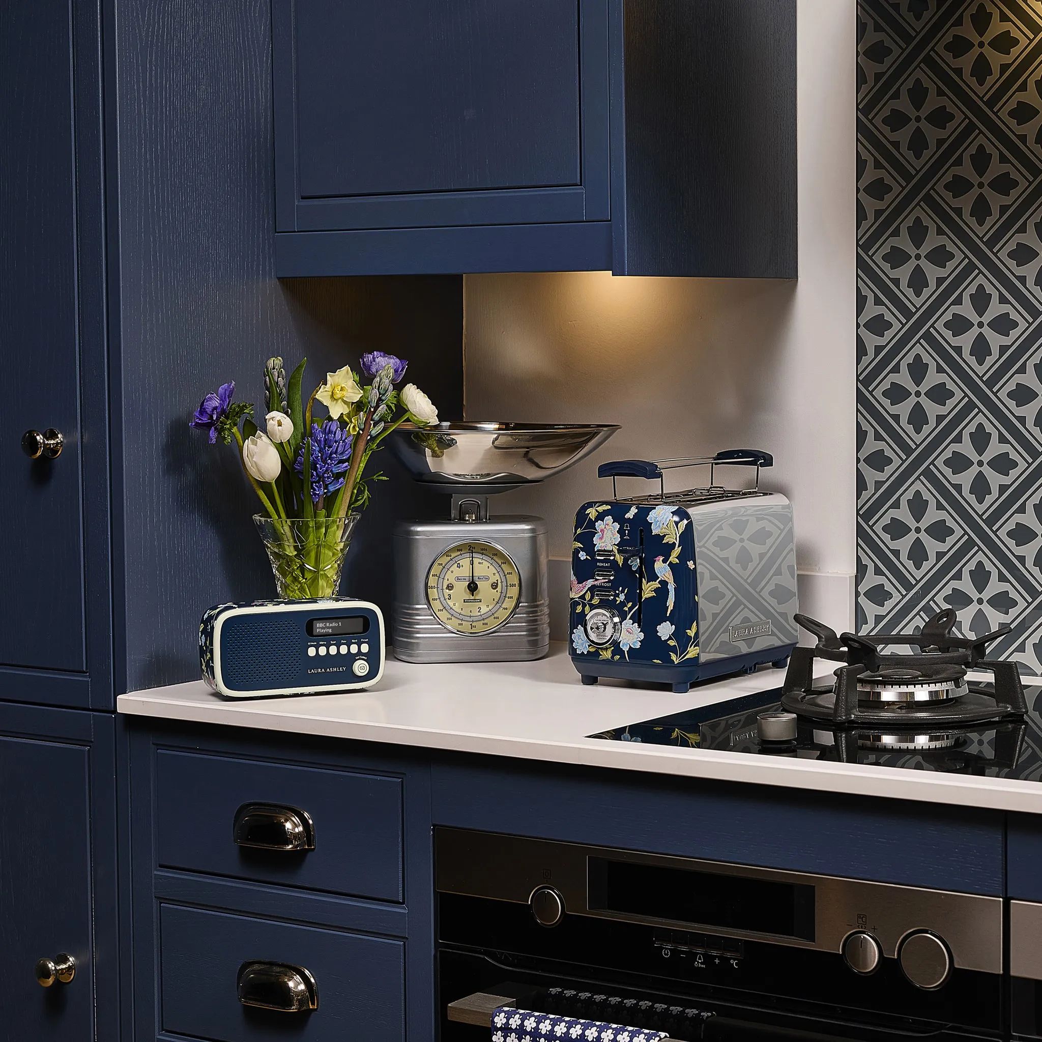 Laura Ashley Brødristere Brødrister i Elveden Navy, 2