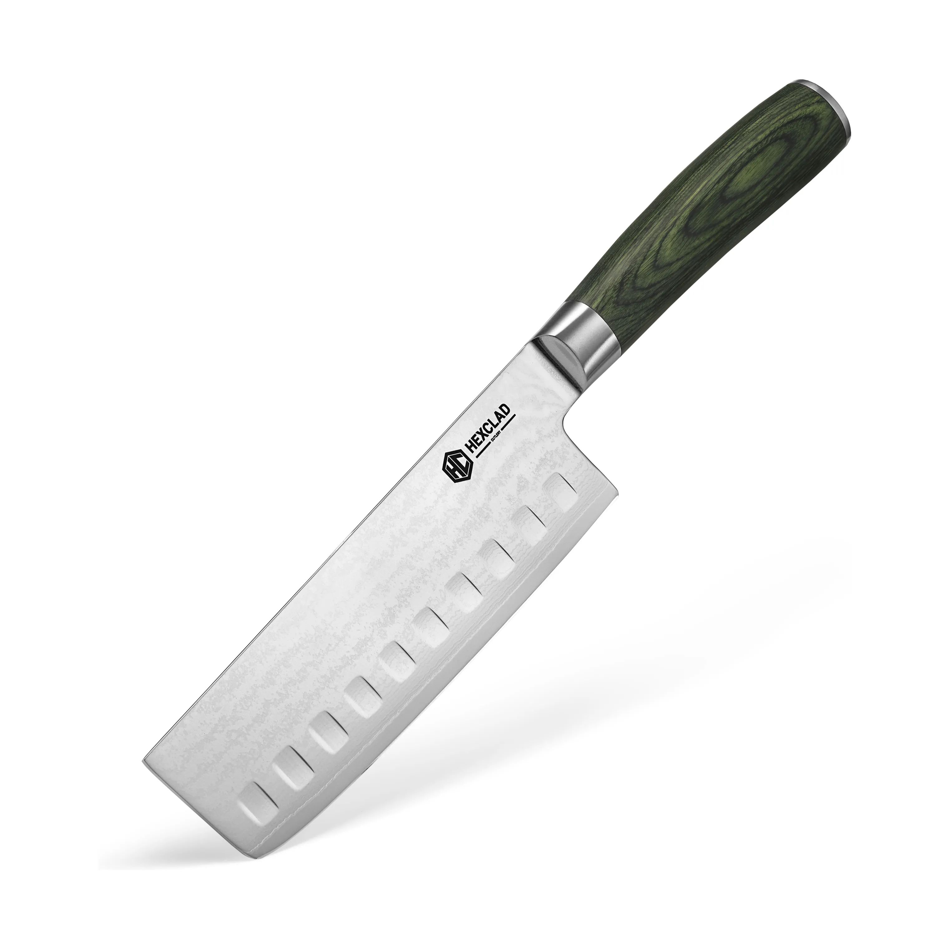 Hexclad Santokuknive Nakirikniv i Grøn, 1