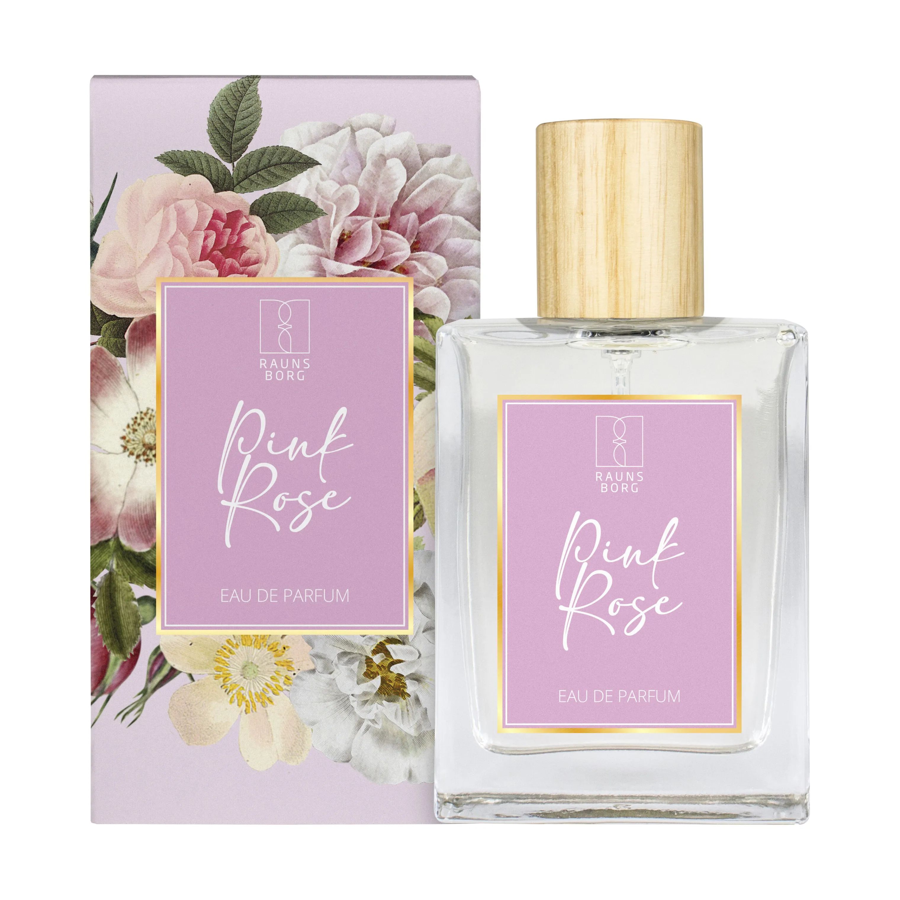 Raunsborg Gaveæsker Parfume - Pink Rose EDP i Hvid, 1