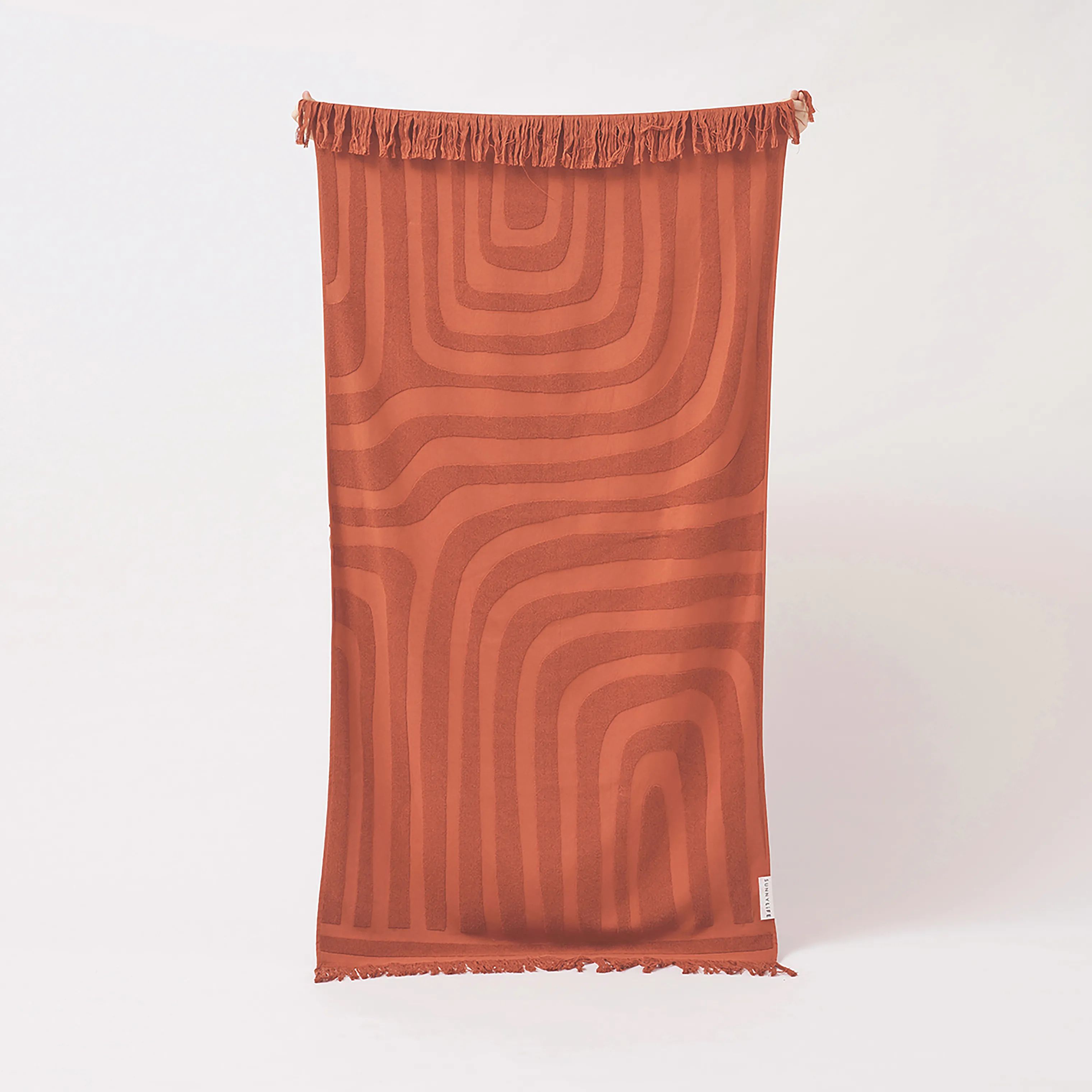 Sunnylife Håndklæder Luksus Badehåndklæde i Terracotta, 1