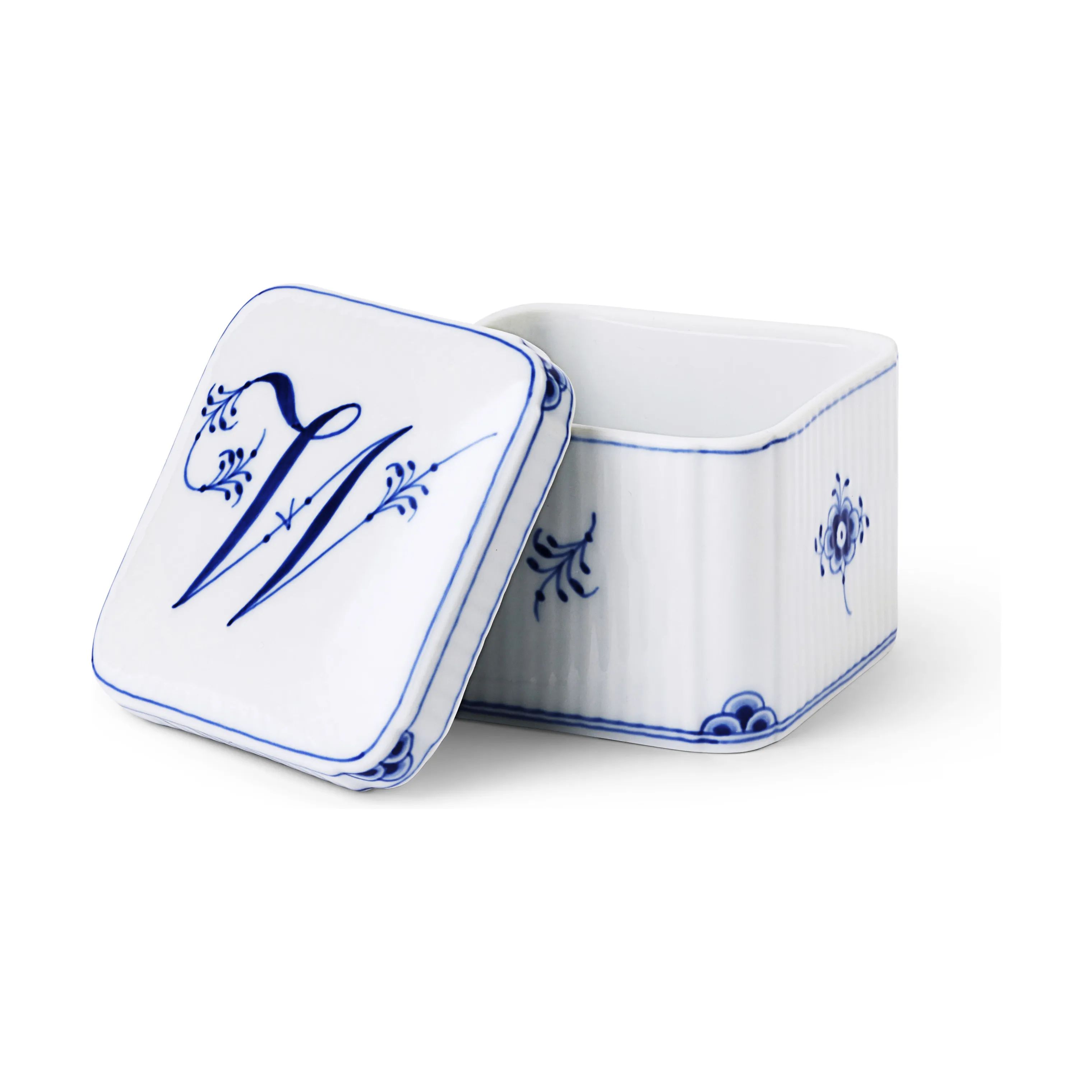 Royal Copenhagen Bonbonniere Alfabet Bonbonniere - W i W, 3