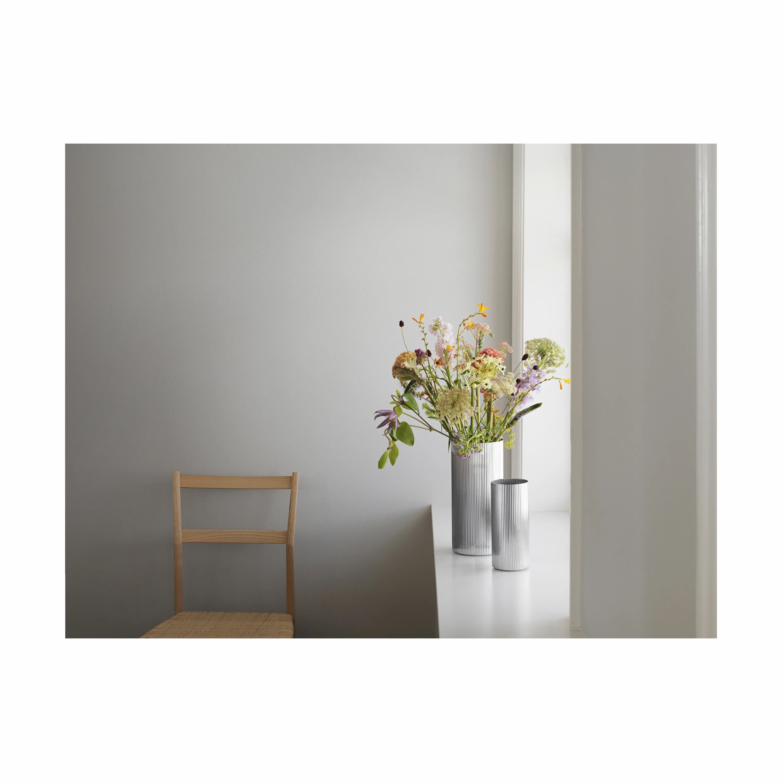 Georg Jensen Vaser Bernadotte Vase i Stål, 26 cm, 3